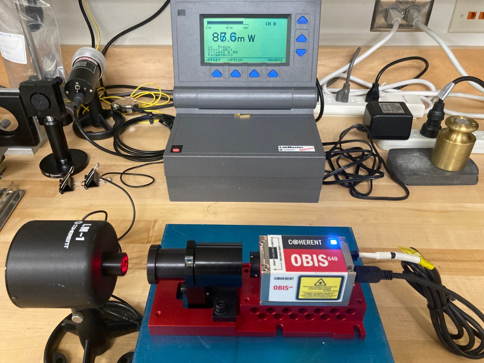 Coherent OBIS LX 640-100C laser – 100% tested condition! 588 hours complete !