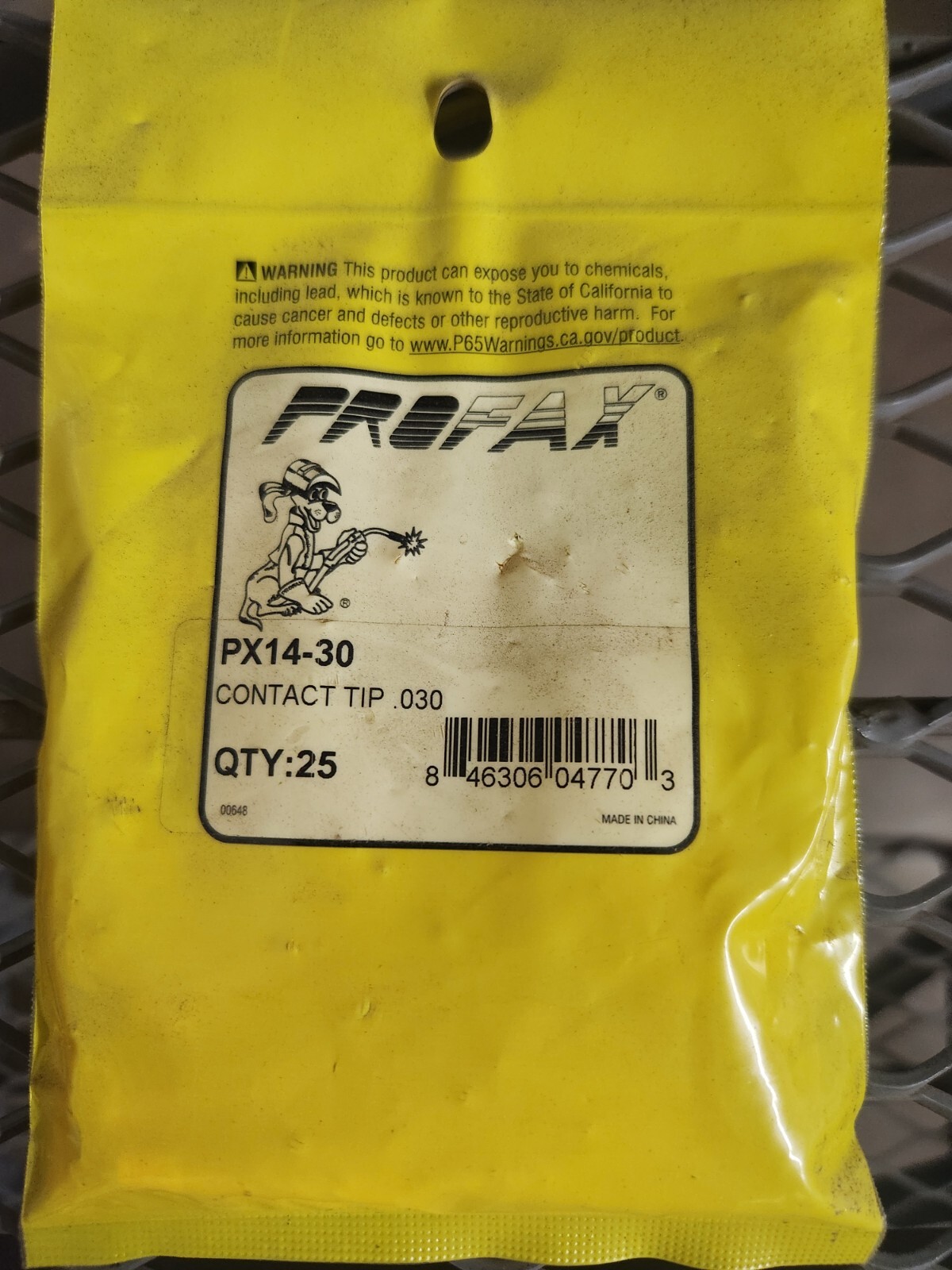 PROFAX PX14-30 CONTACT TIP .030″ (KP14-30), 25 PACK