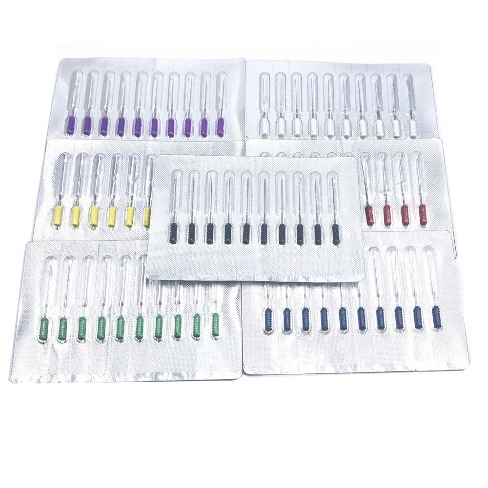 Dental Nerve Broach Barbed Broaches Endodontic Needles Root Canal Files 21/25mm