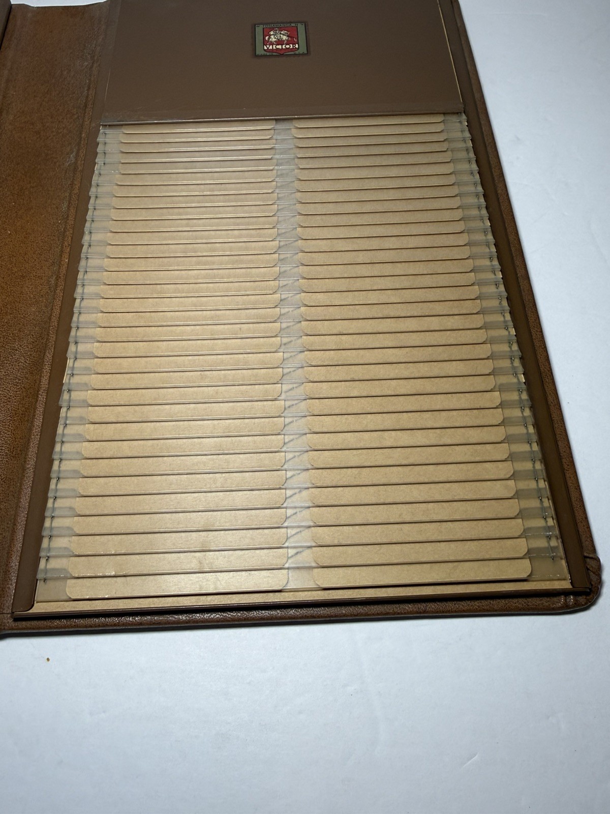 Vintage Victor Kardex Visible Recorder Book Index Card Flat File (B-3)