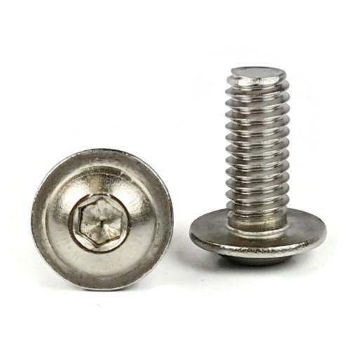 #10-24 | 18-8 Stainless Steel Button Flange Socket Cap Screw Select Length & Qty