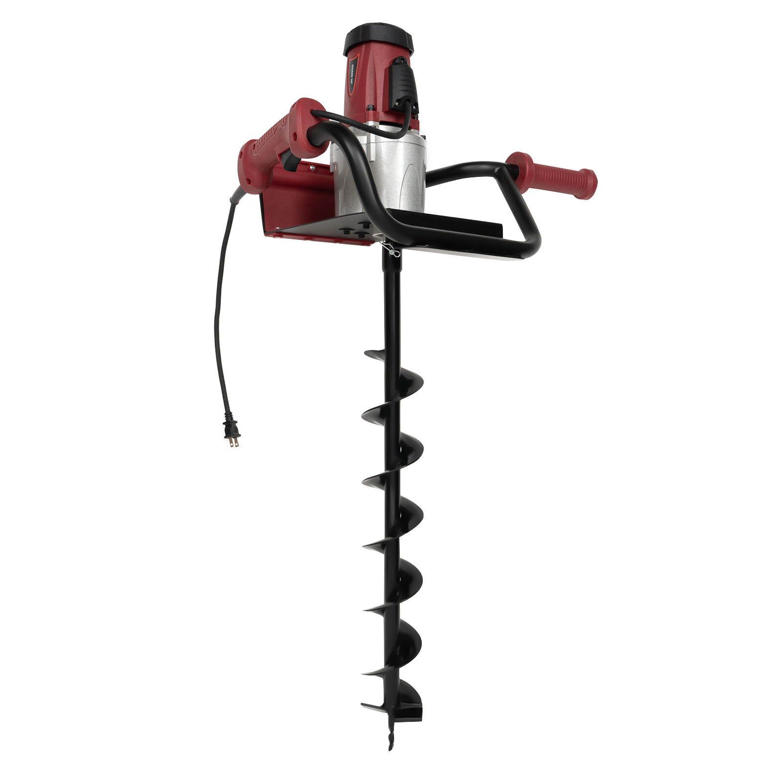 1.6HP 200rpm Powerful Electric Corded Digger Post Hole Auger 2 Drill Bit 1500W
