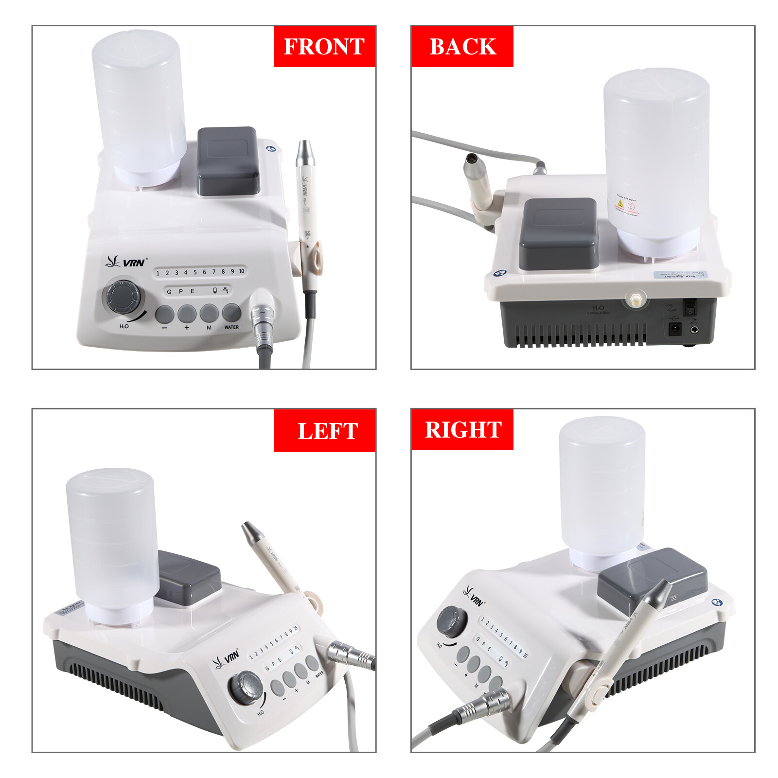 VRN Dental Ultrasonic Scaler with LED handpiece / Air Scaler 2Hole / 4Hole