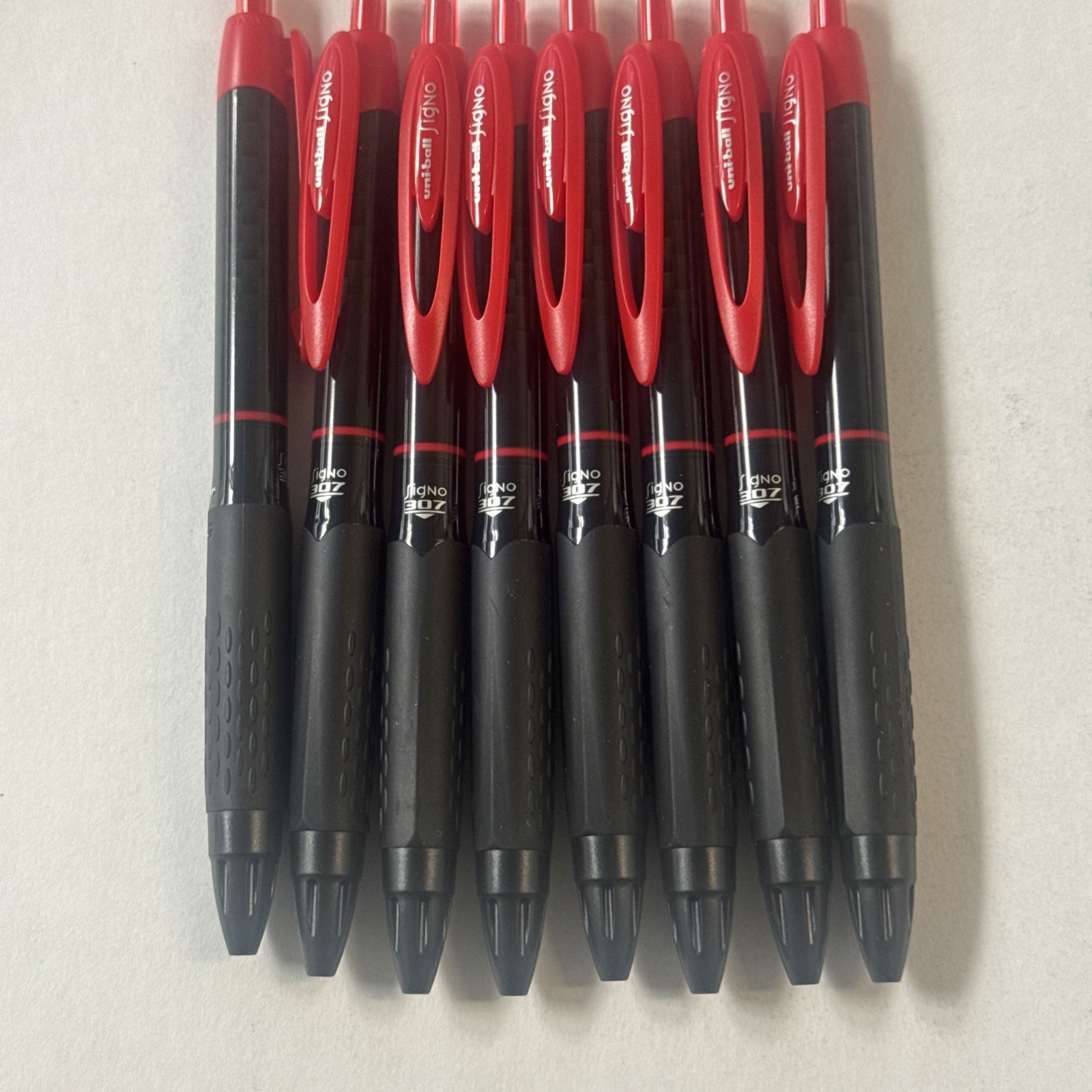 307 Retractable Gel Ink Pens Medium Point 0.7mm Pack of 8 Red Smudge Proof fo…