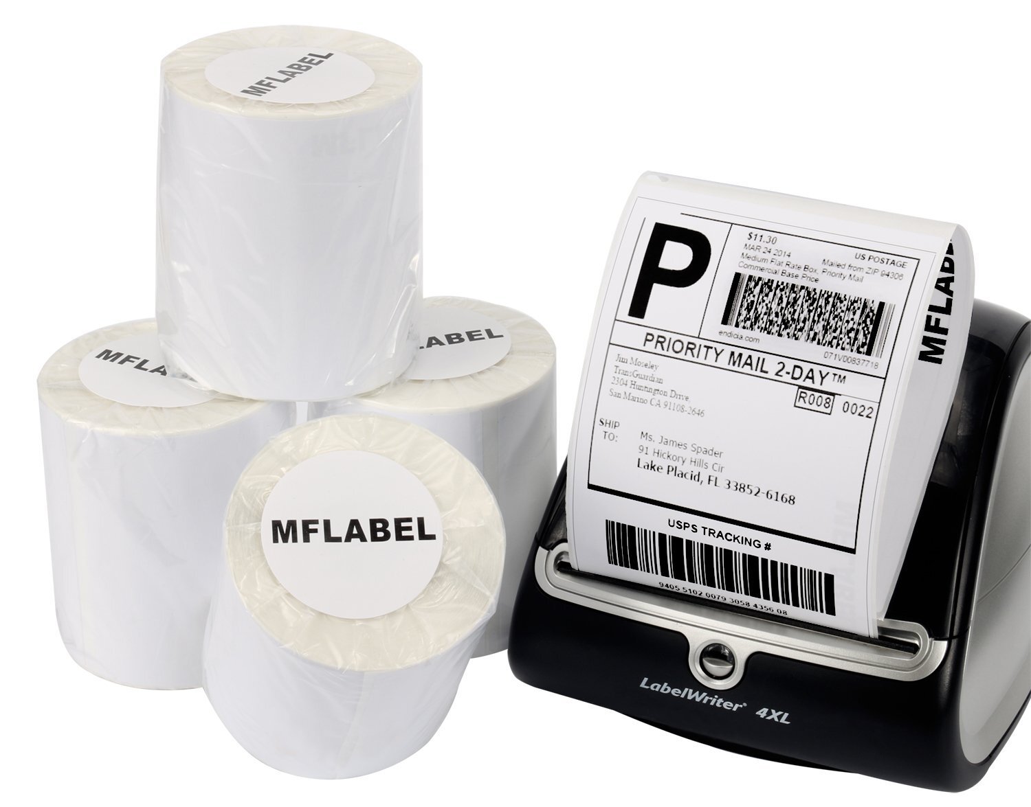 DYMO 4XL Direct Thermal Shipping Postage Labels 4×6 1744907 Compatible 220/Roll