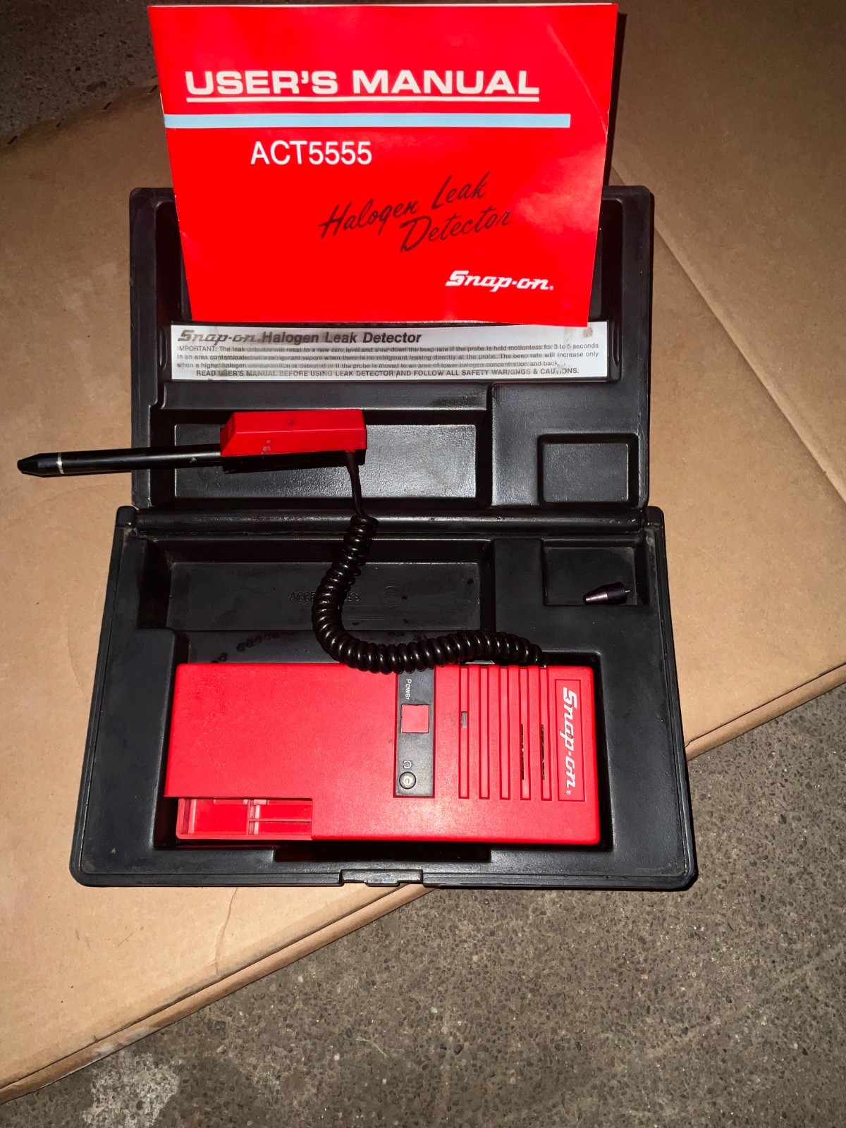 Snap-On ACT5555 Halogen Leak Detector Kit