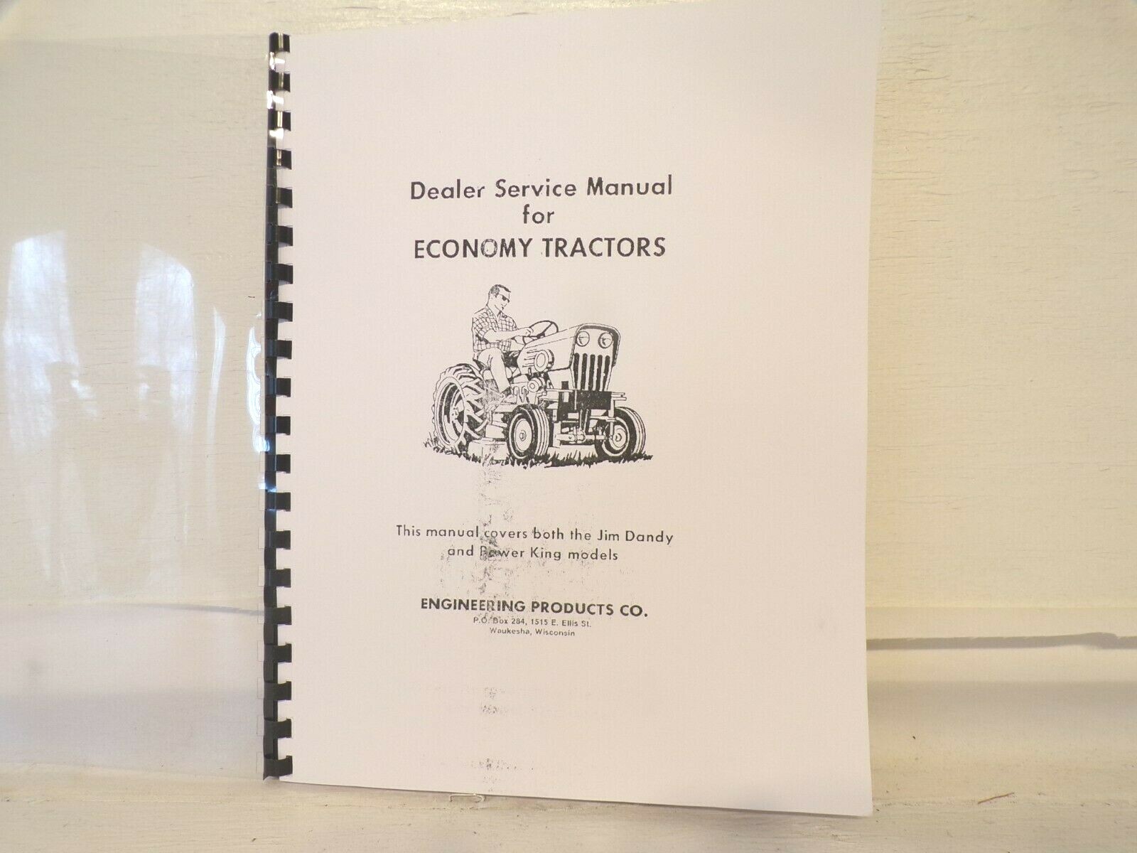 Power King Economy Tractor Dealer Service Manual Covers Power King & Jim Dandy