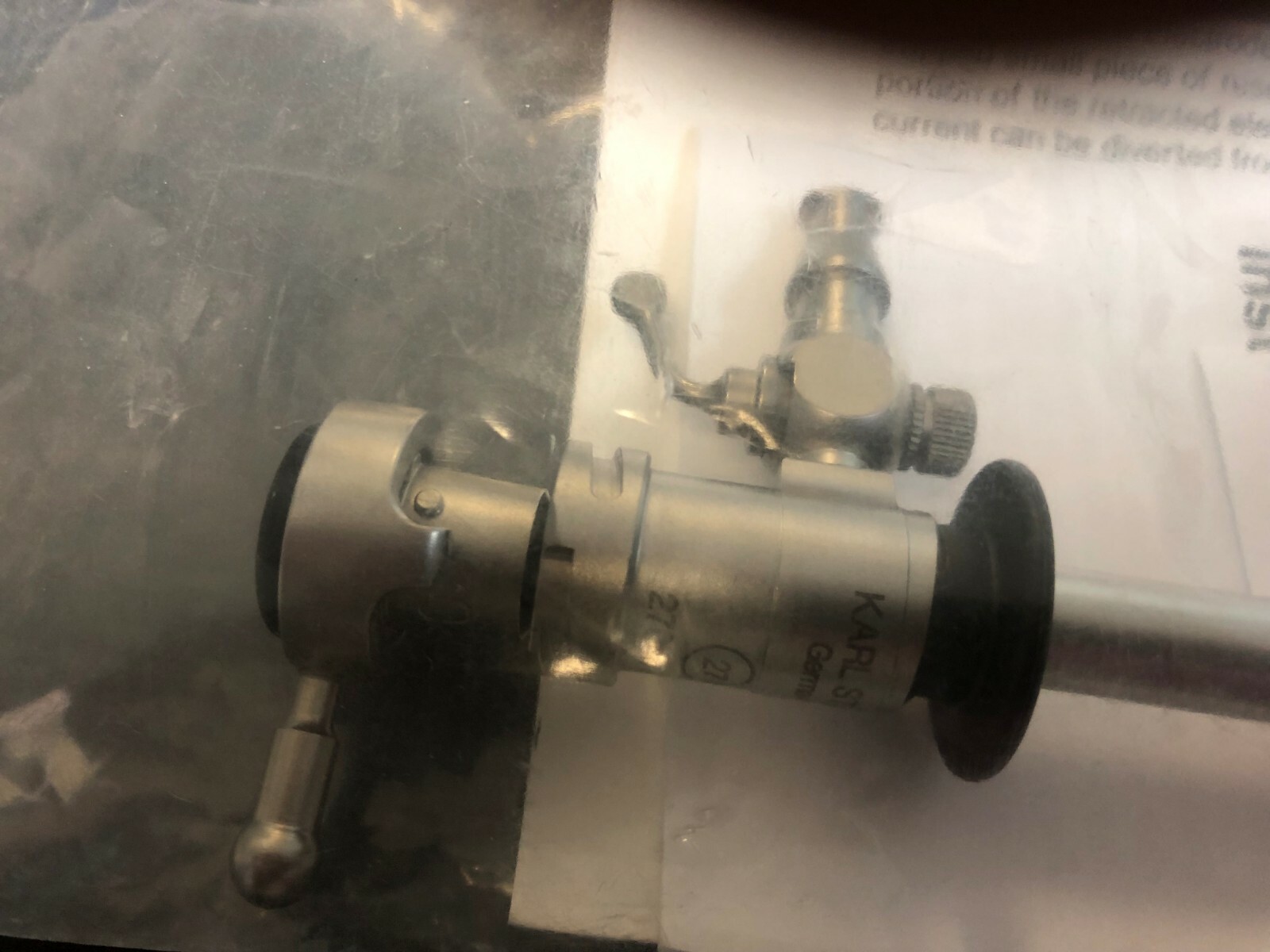 Karl Storz 27040AO 27Fr Resectoscope Sheath With Oblique Beak and 27040OA OBT.