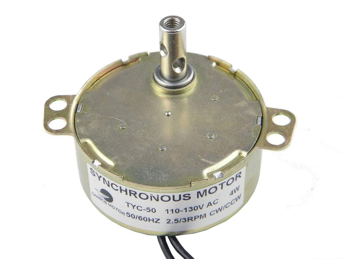 Low Noise AC 110V Synchronous Gear Motor 2.5/3RPM for Versatile Applications