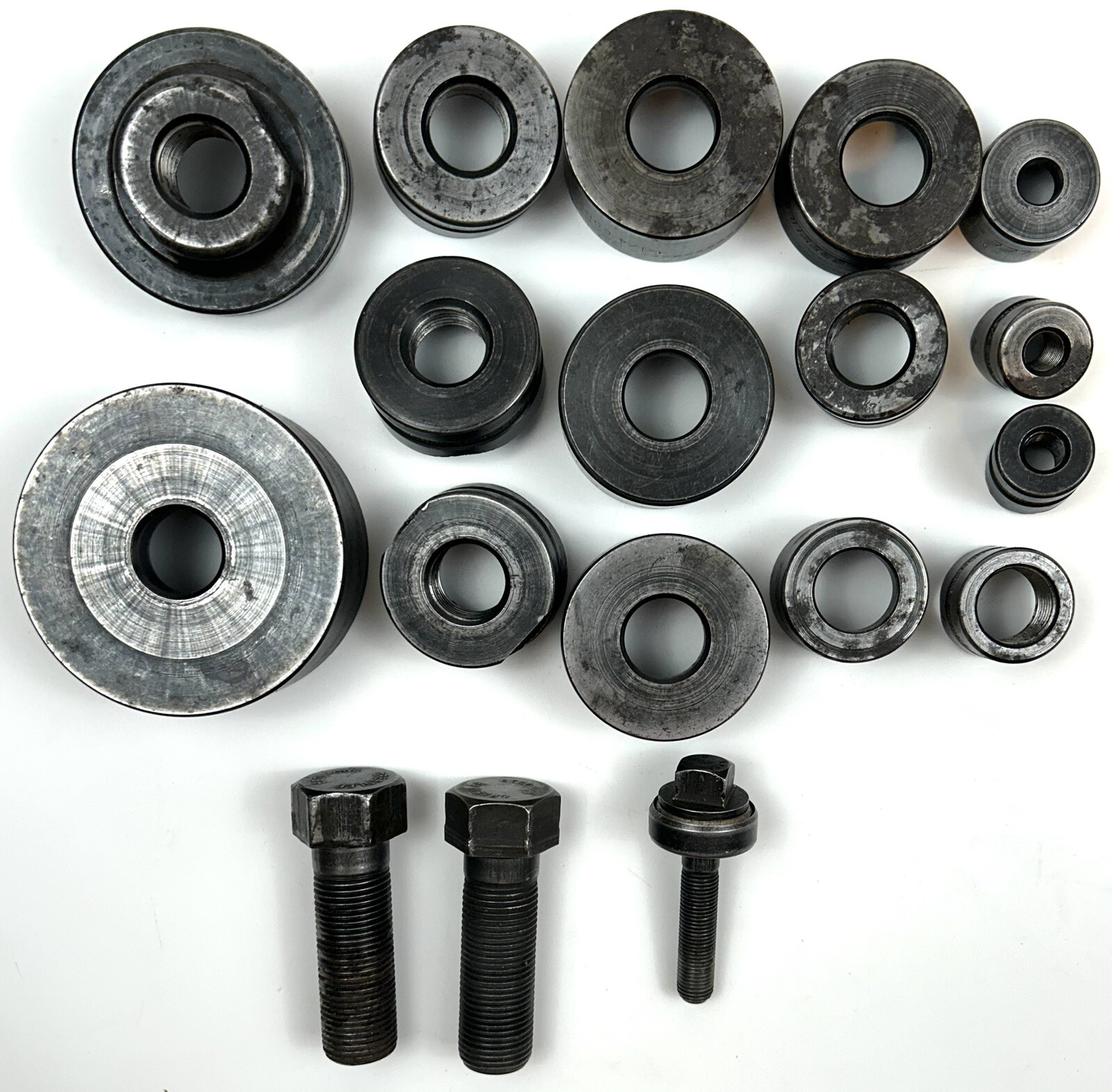 🔥Greenlee Knockout Punch Sets Lot of 18 Pcs 1/2” to 2” Conduit 500 Series