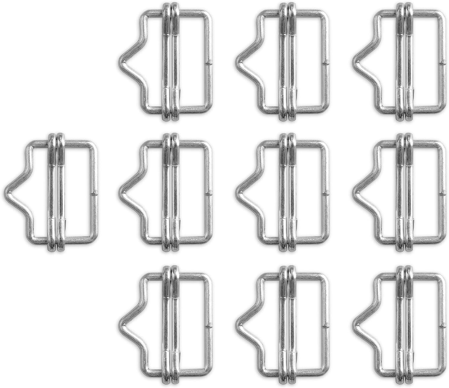 Electric Fence Poly Tape Splicer, Polytape Buckle, Polytape Connectors (10 Pack)