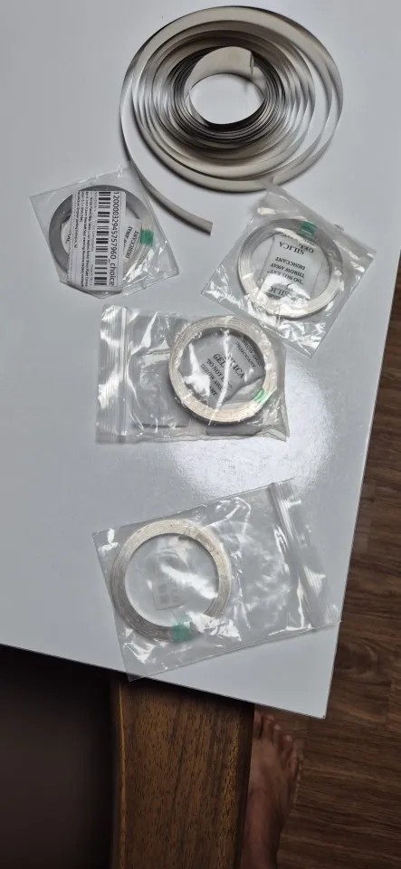 Nickel Plated Strip 18650 Battery Connector Plate 0.1mm 0.2mm Spot Welding Sheet
