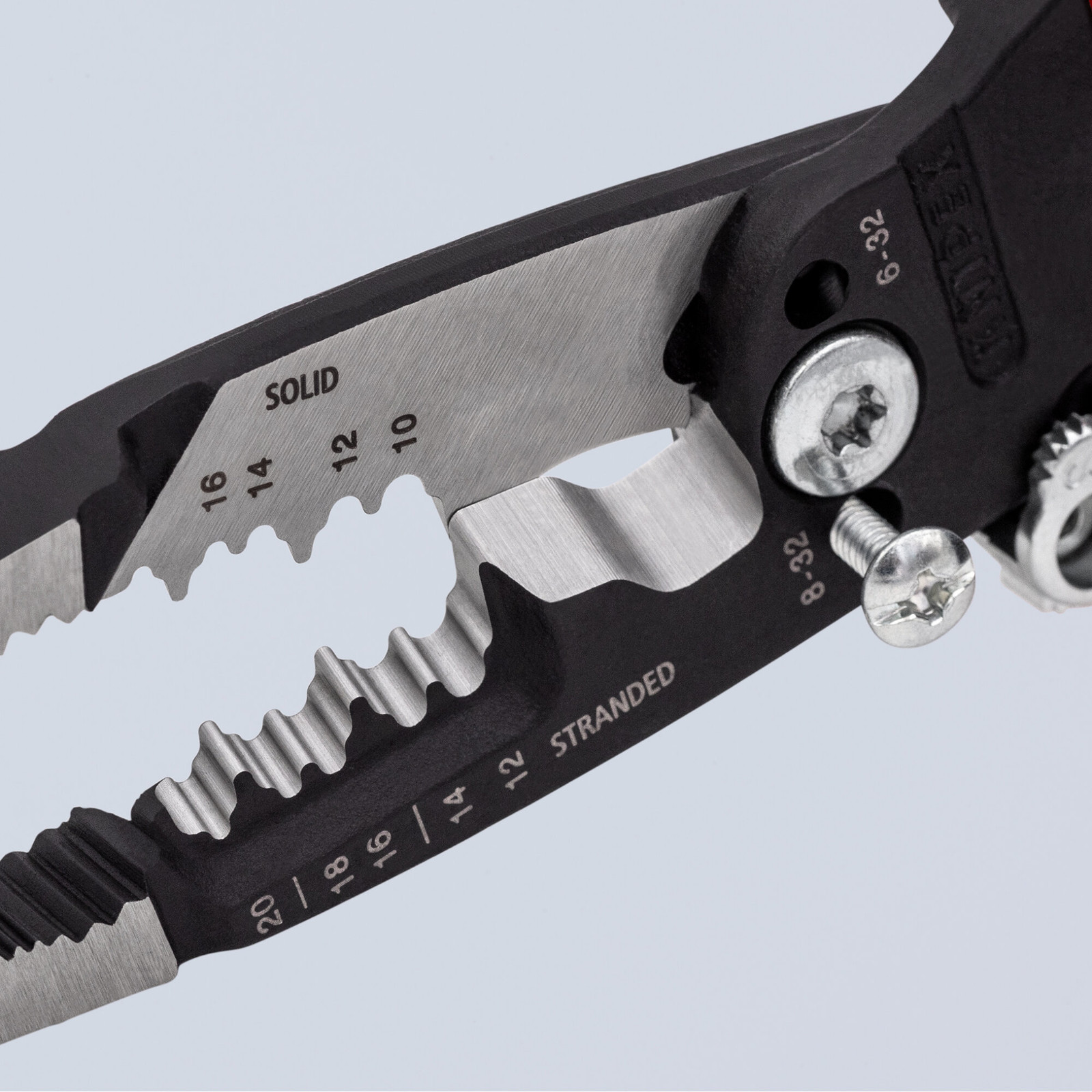 Knipex 13 71 8 SBA 8″ Forged Wire Stripper 20-10 AWG