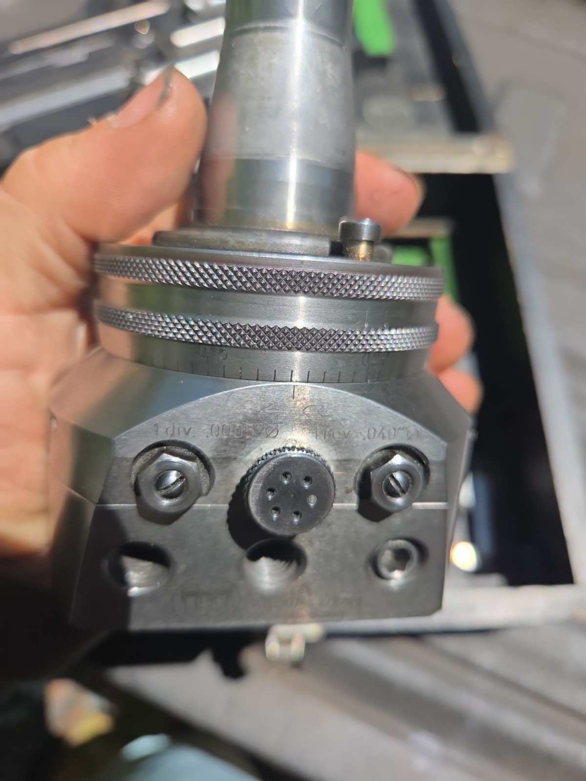 Wohlhaupter UPA3 Boring Facing Head R8 Arbor Shank 4 Bridgeport Milling Machine