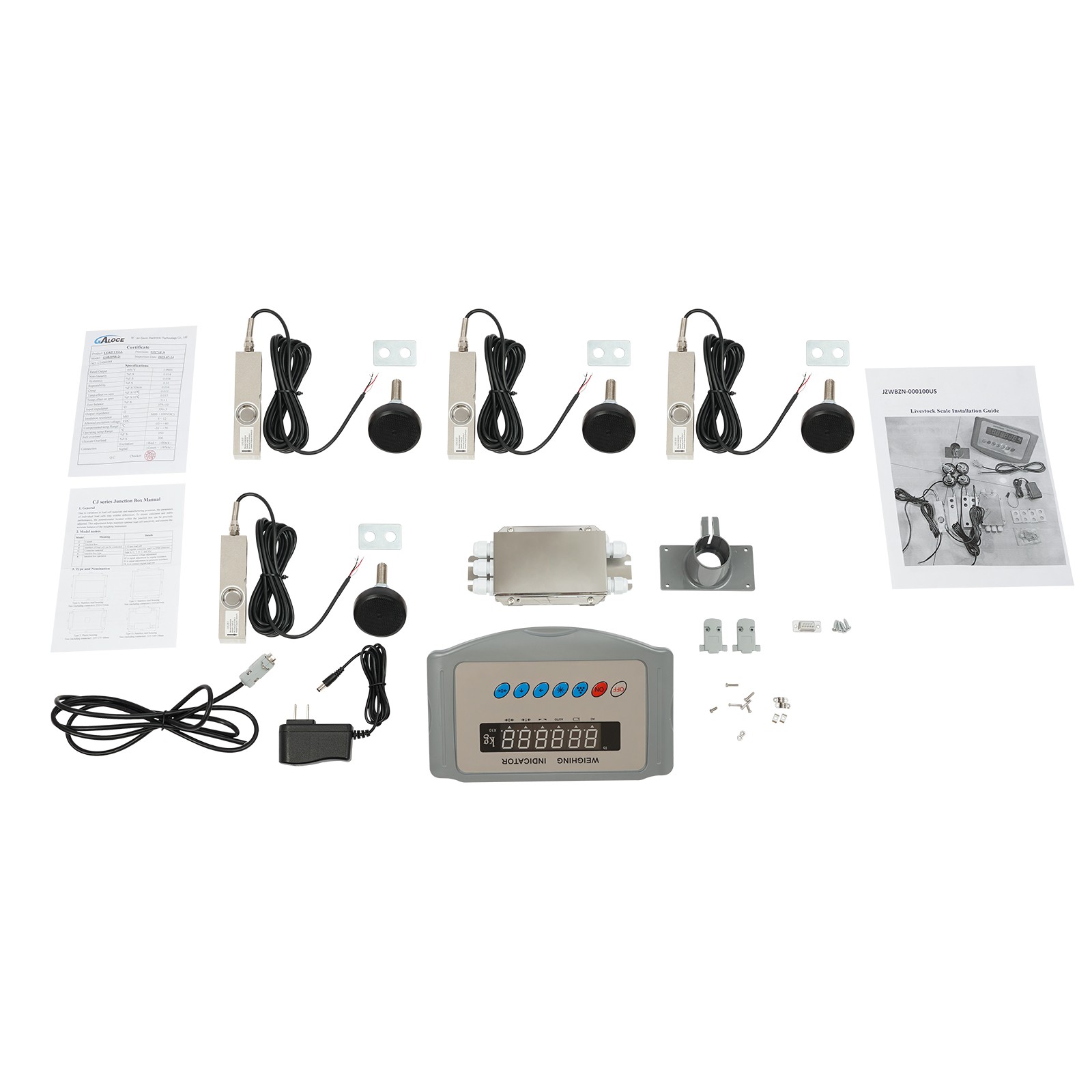 Weighing Indicator Set Weight Display Livestock Scale For Livestock Pallet Scale