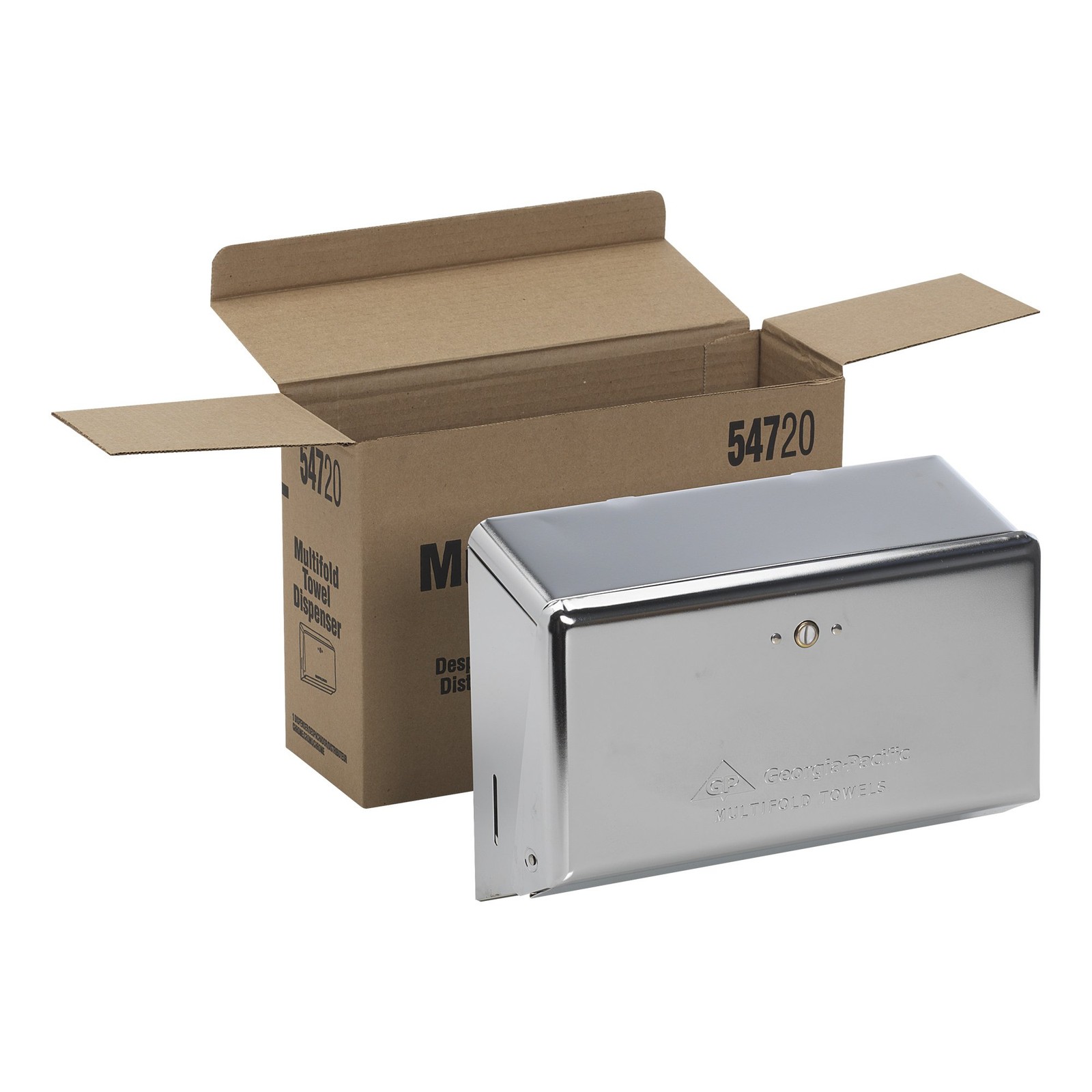 Georgia-Pacific GP PRO 54701 Multi-Fold Paper Towel Dispenser White Steel