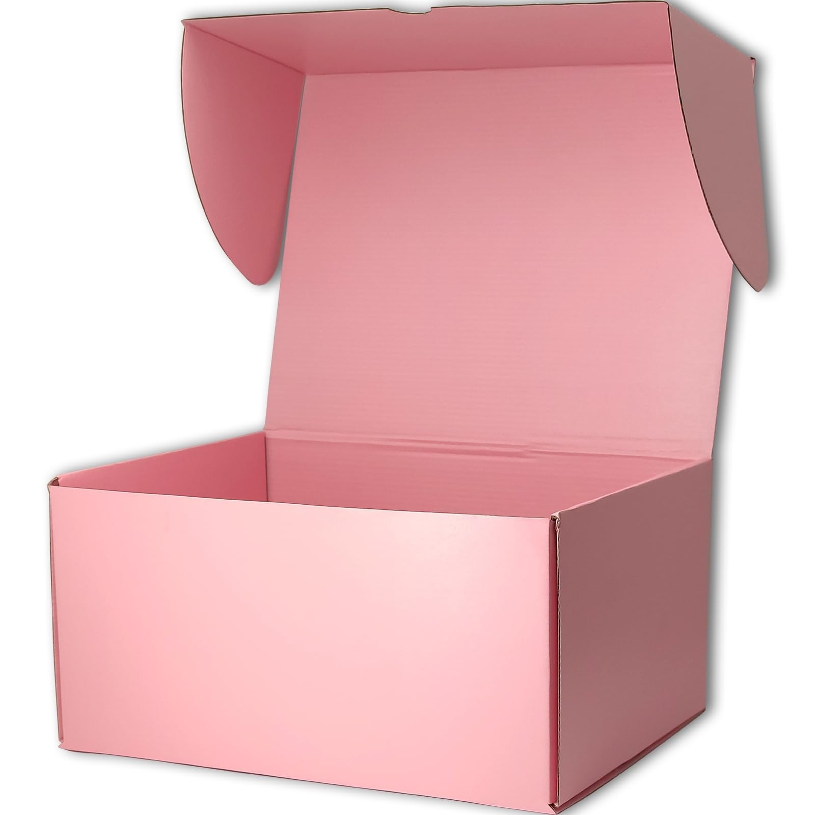 Pink Shipping Boxes for Small Business Pack of 15-12x10x6 inches Cardboard Co…