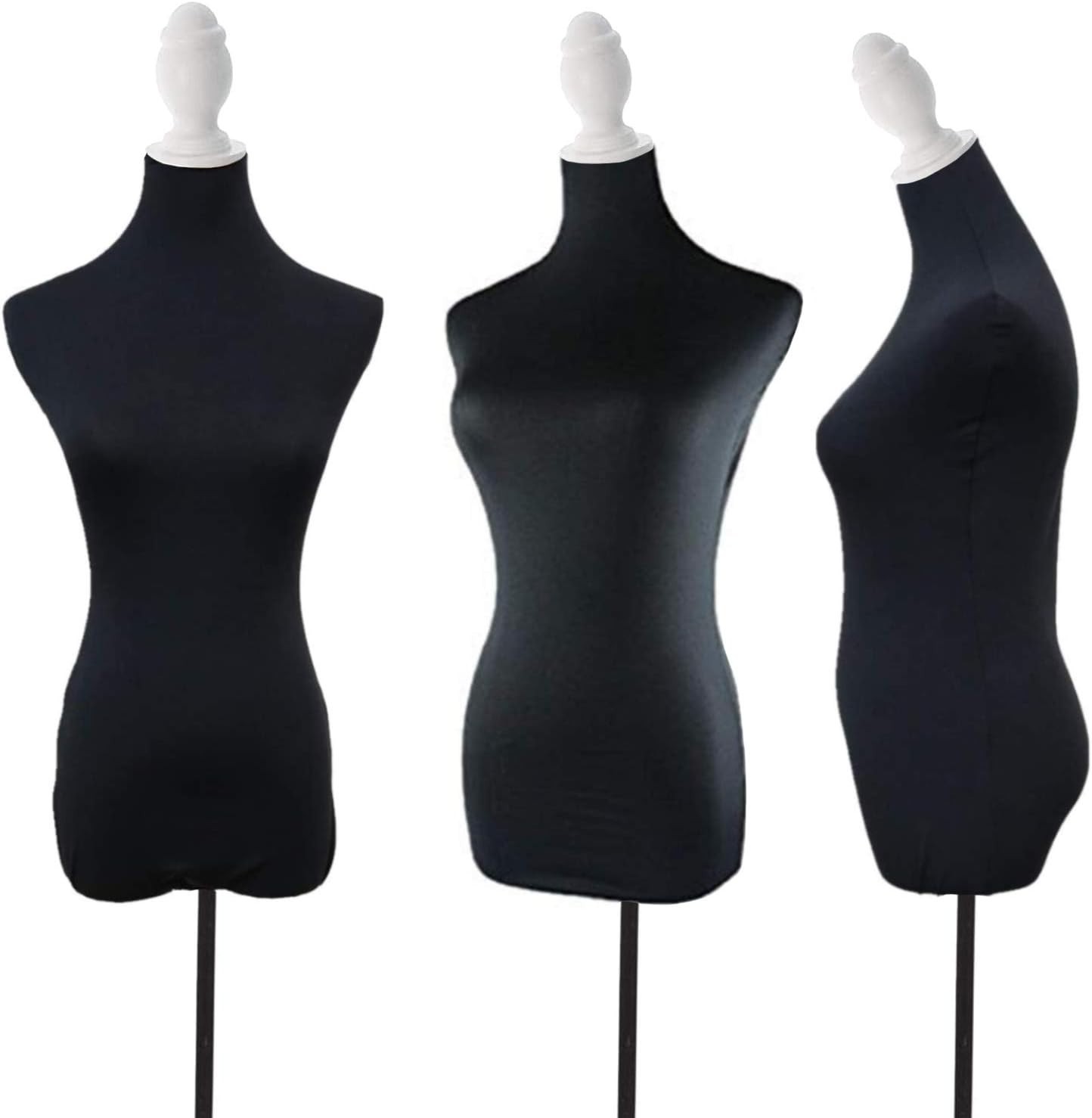 Black Superb Mannequin Fabric Cover, Soft Stretchy, for Fashion Designer Reta…