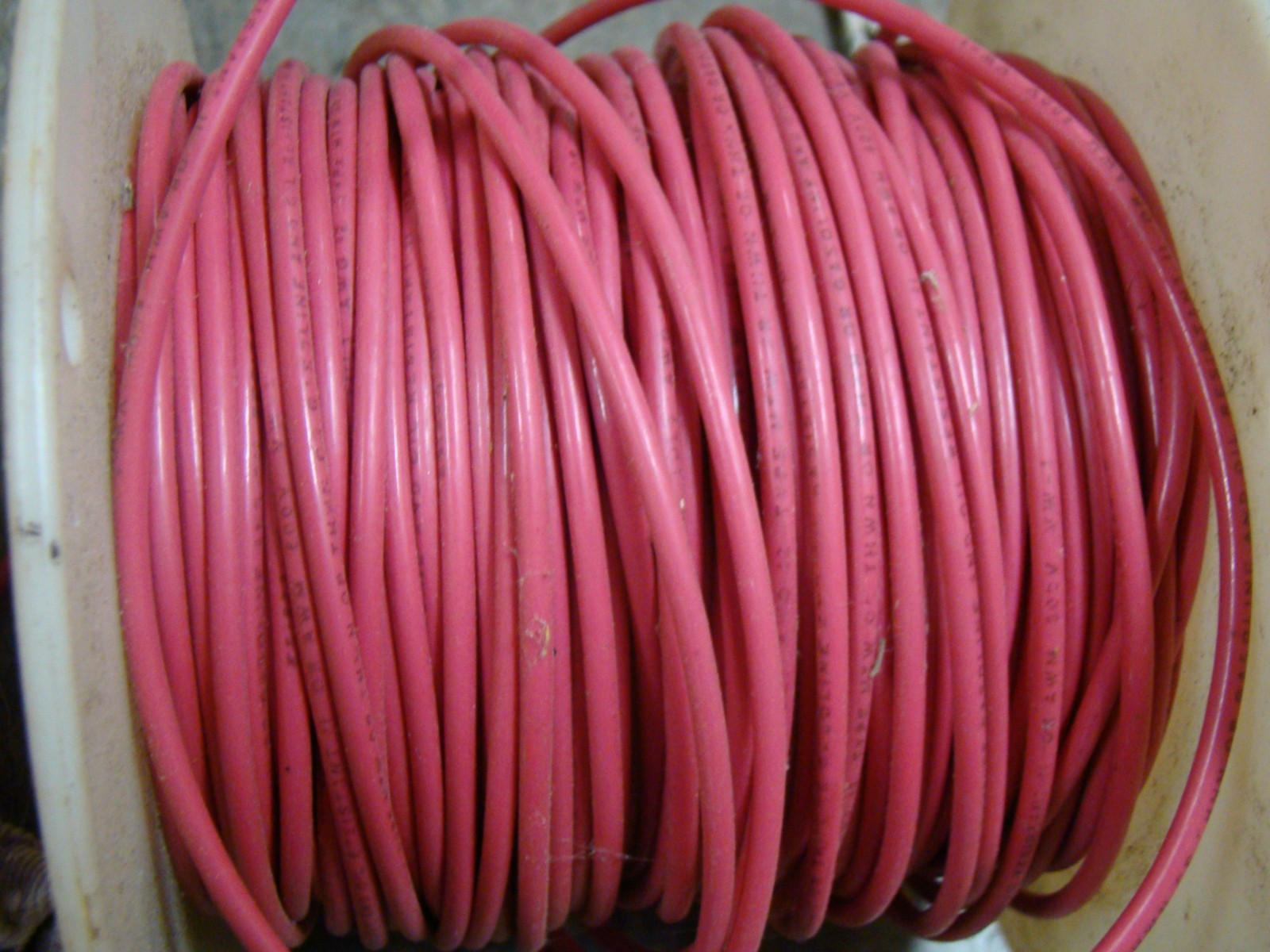 MIXED LOT SPOOLS ELECTRICAL WIRE 18 GAUGE 10 USED SPOOLS CAROL