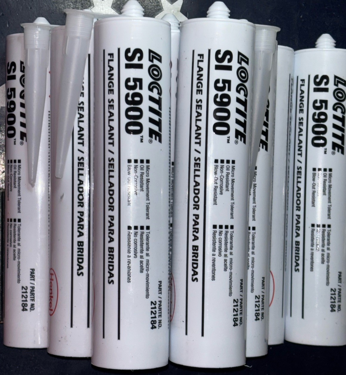 (10) Loctite 5900 Flange Sealant 300mL / 10.1 FL OZ 212184 EXP 10/26 10 Tubes