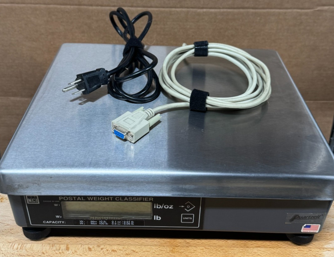 NCI 7620-50 -Weigh-Tronix Digital Scale With Power Supply – 100lbs. Tested!