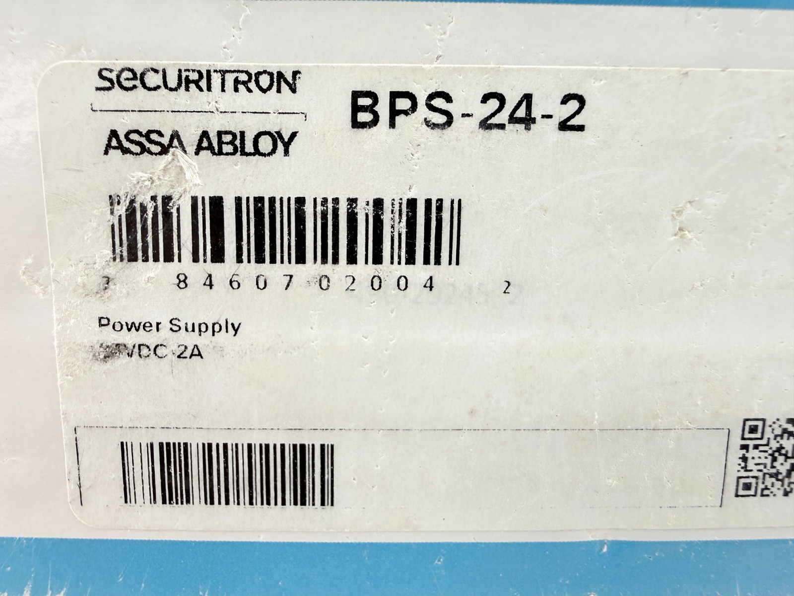 Securitron BPS-24-2 BPS Linear Power Supply in Cabinet, 24VDC, 2 Amp
