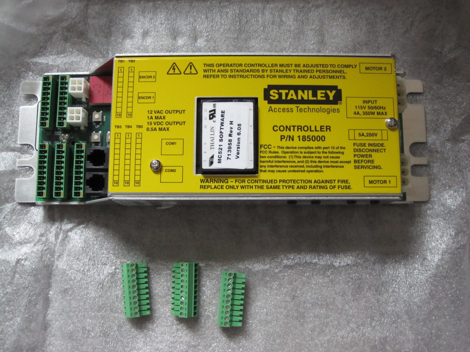 Stanley Access Technologies MC521 PRO Controller P/N 185000 Ver 6.05 Open Box