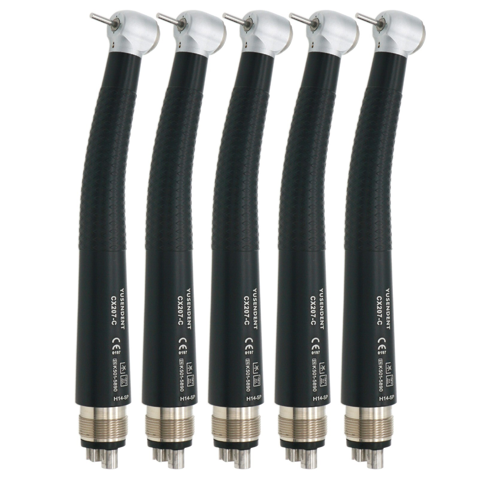 US COXO Dental High Speed Air Turbine Handpiece 4Holes Colorful CX207-C Standard
