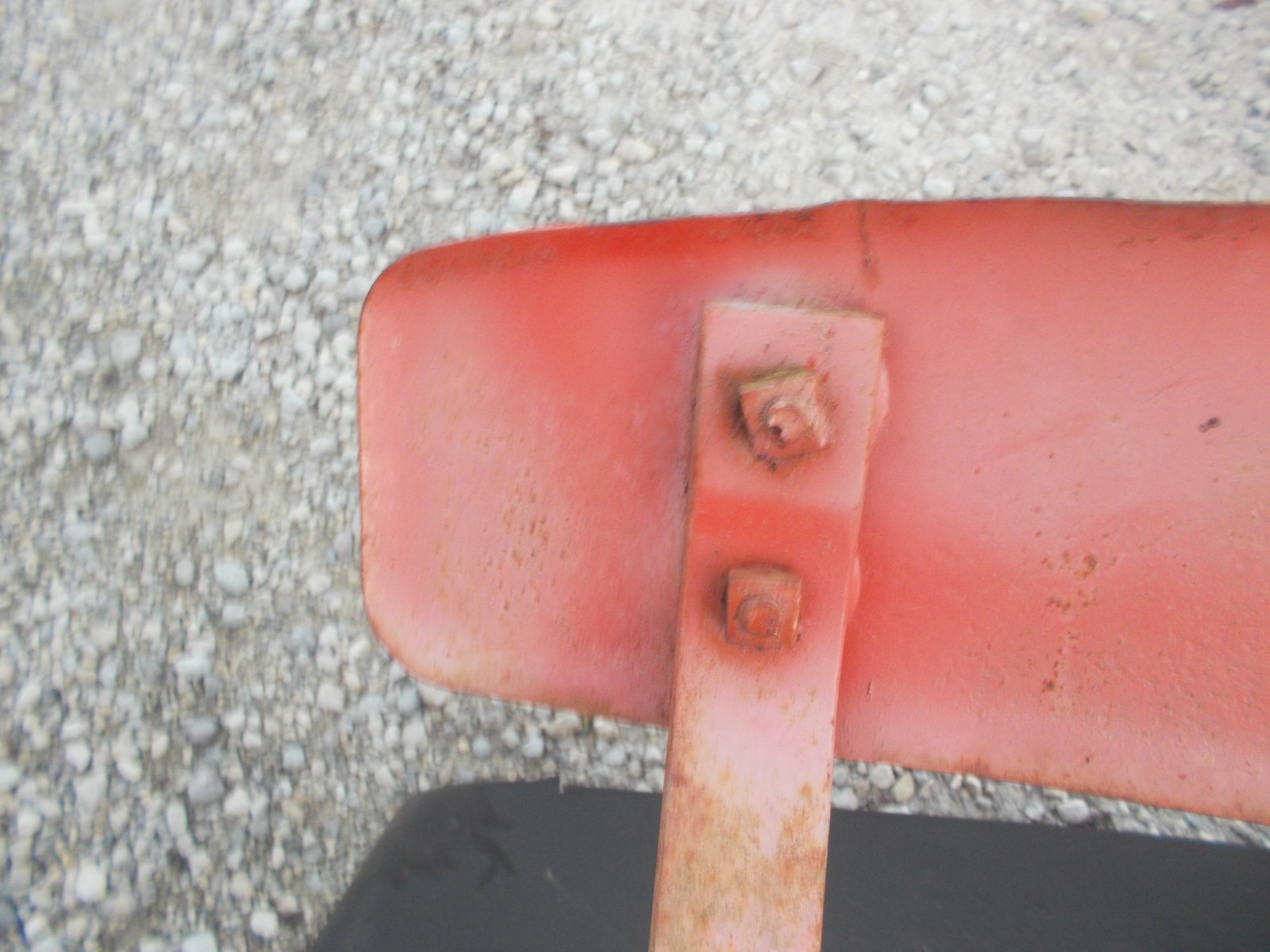 Allis Chalmers AC B tractor original seat frame assembly w/ back brace & cushion