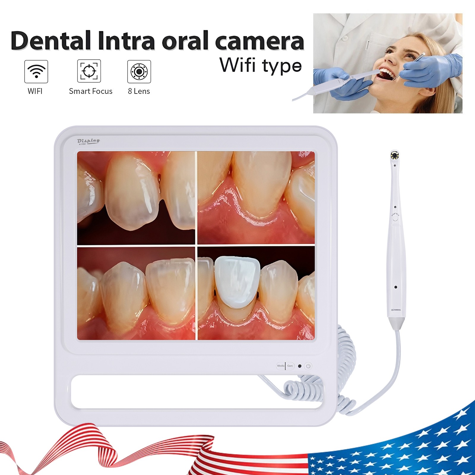 New Dental WIFI Intraoral Camera Oral Endoscope Digital Imaging Intra Oral image