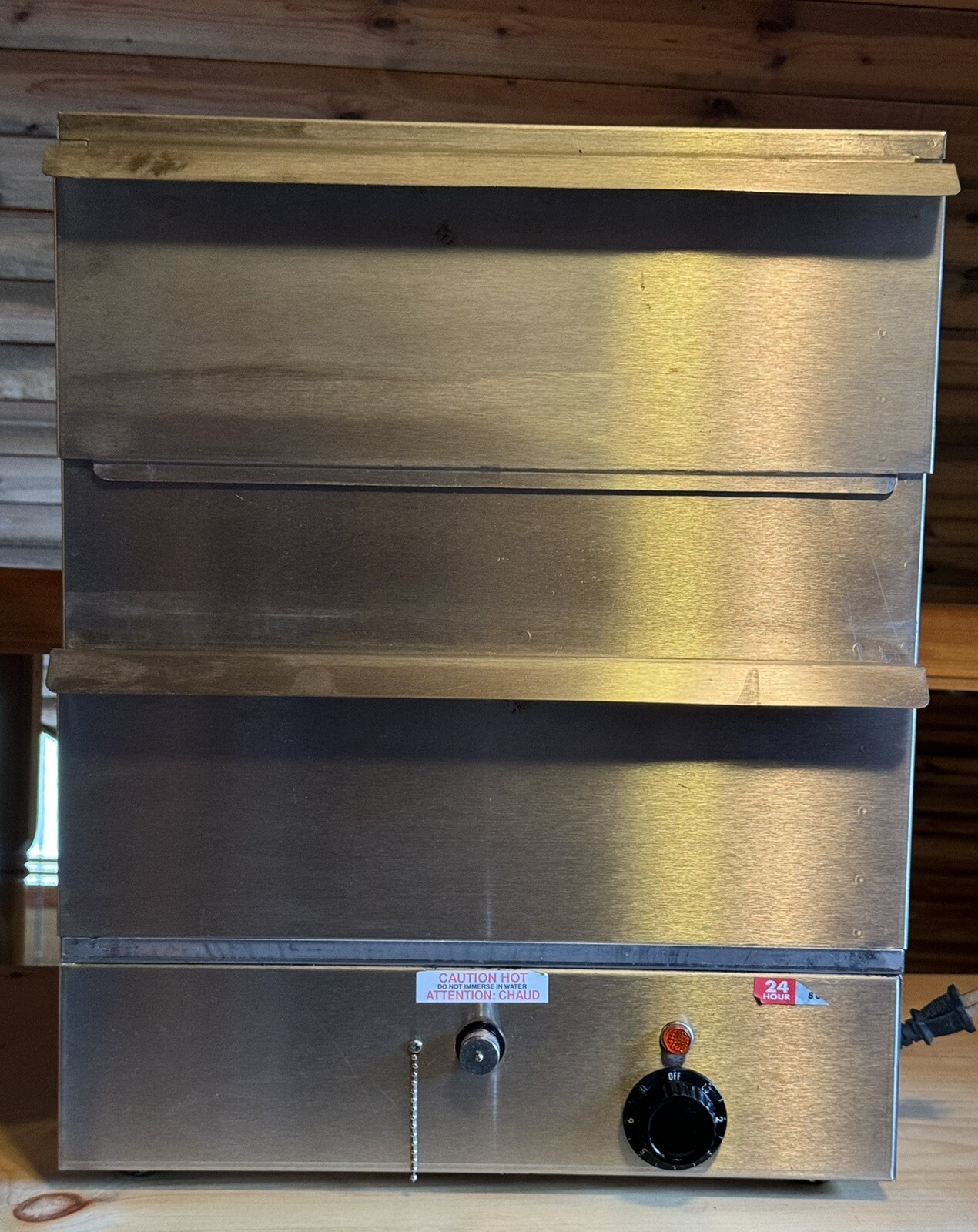 APW Wyott Mr. Frank Hotdog Steamer DS-1A – S7385 150 Capacity *Shortened Cord*