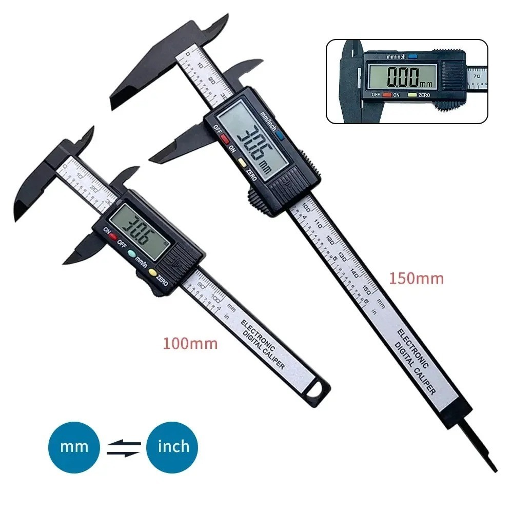 6″ Micrometer Digital Measuring Tool Caliper Vernier Gauge Metric 150mm 6-inch