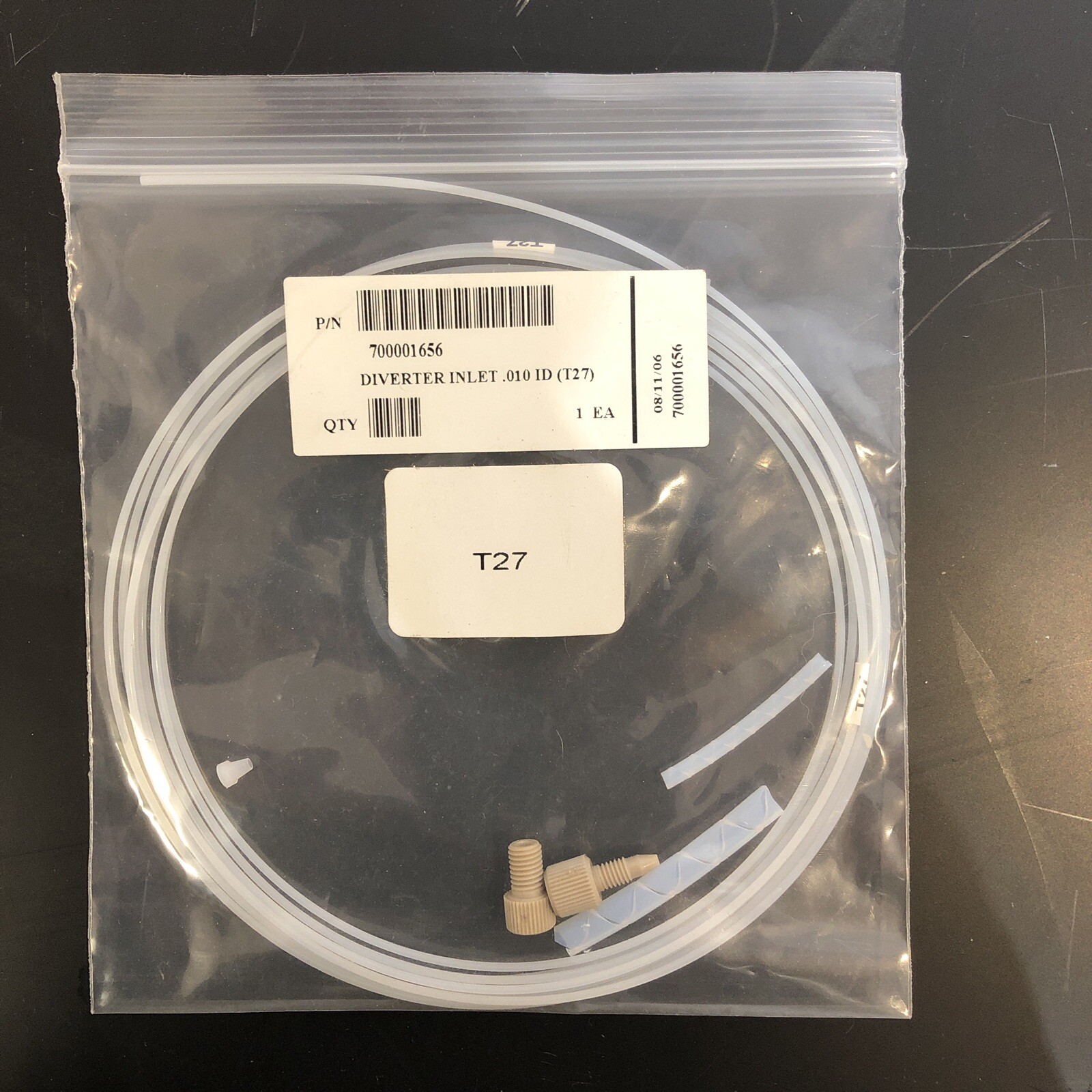 Tubing, Inlet to Diverter, 0.010 in (P/N 700001656) *NEW SEALED*