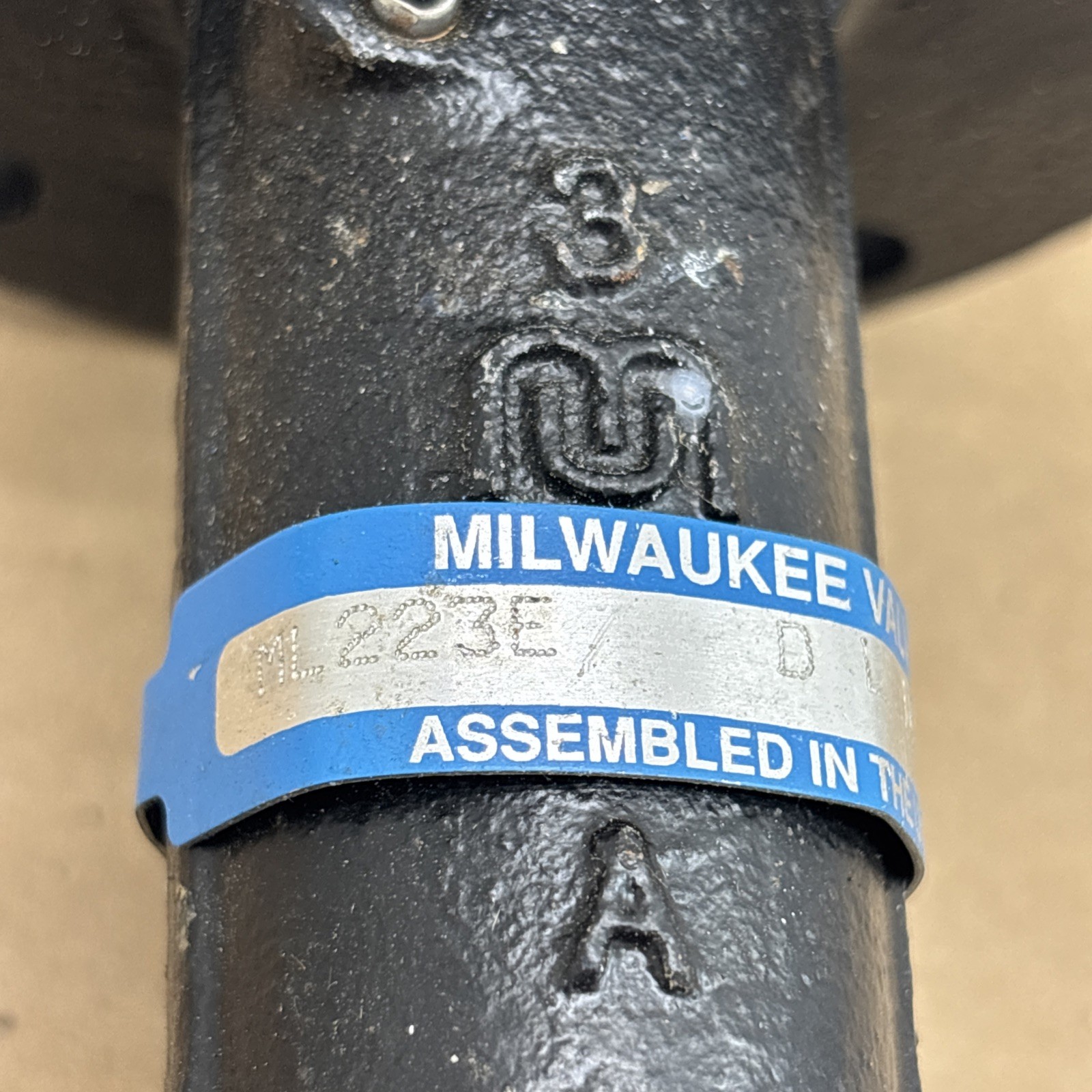 New Lite Shelf Wear Milwaukee Valve 3”CL223E A3 Butterfly Valve Fast Shipping.