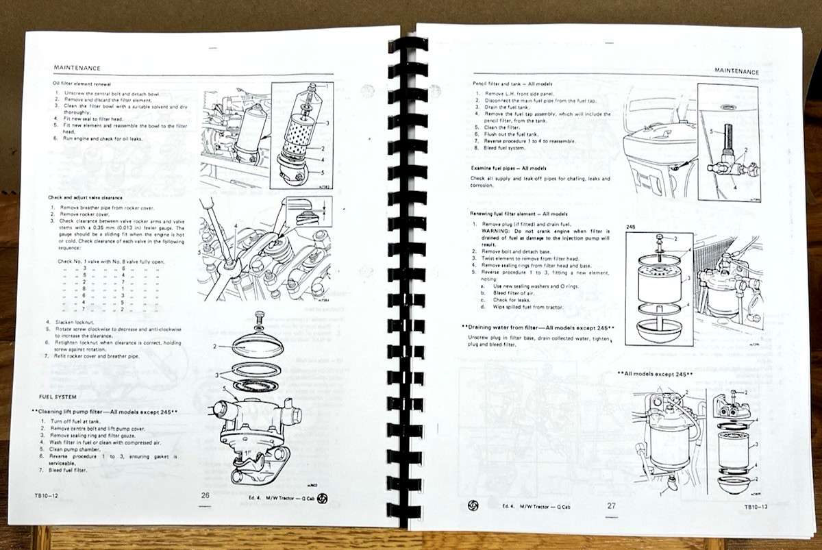 Leyland 245 262 272 282 Tractor Service Manual Repair Shop Workshop Maintenance