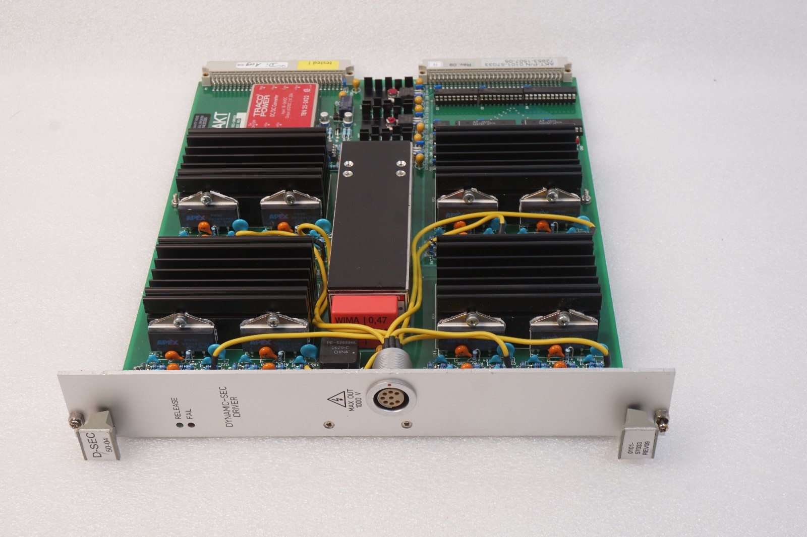 AMAT AKT DYNAMIC-SEC-DRIVER BOARD D-SEC 50-04,0101-57033 REV:09 FREE SHIP