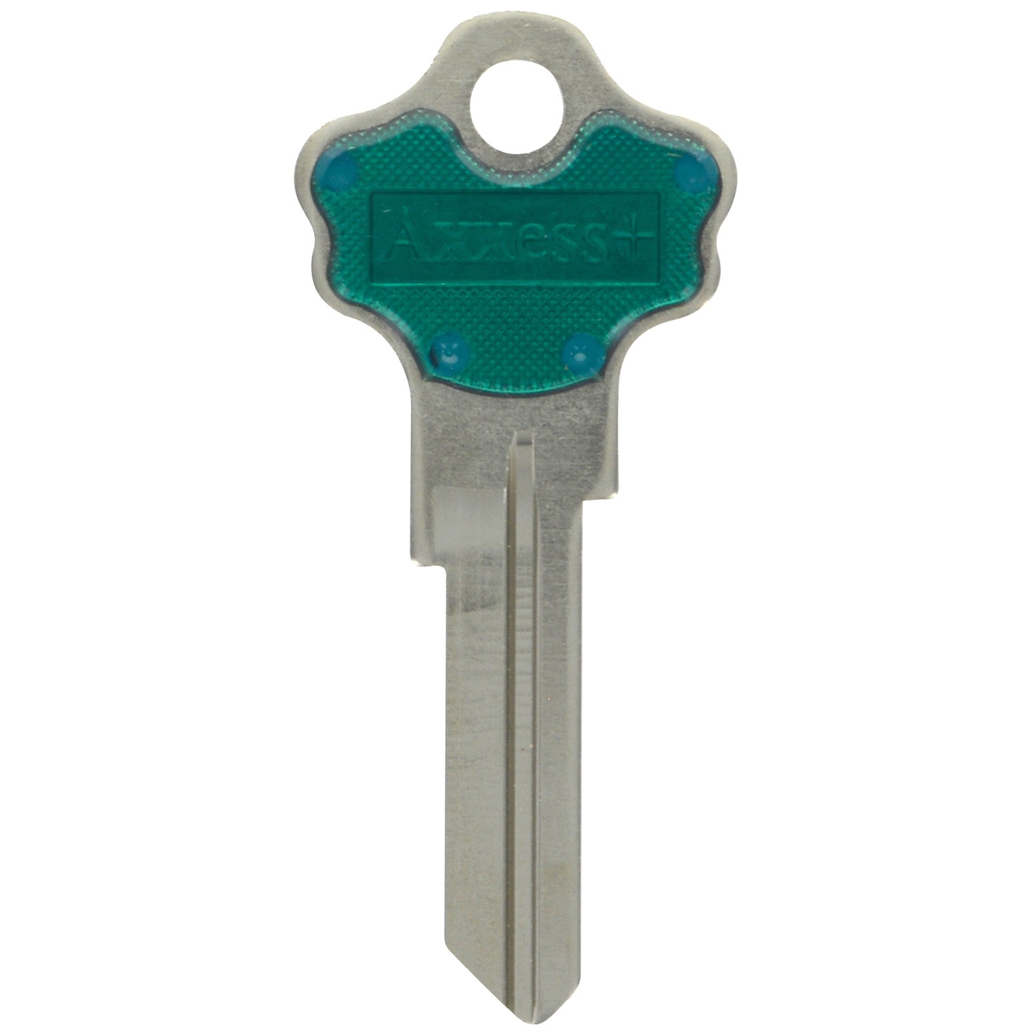 Hillman 88909 Blue/Silver #97 Traditional Single Sided Blank Key (Pack of 10)