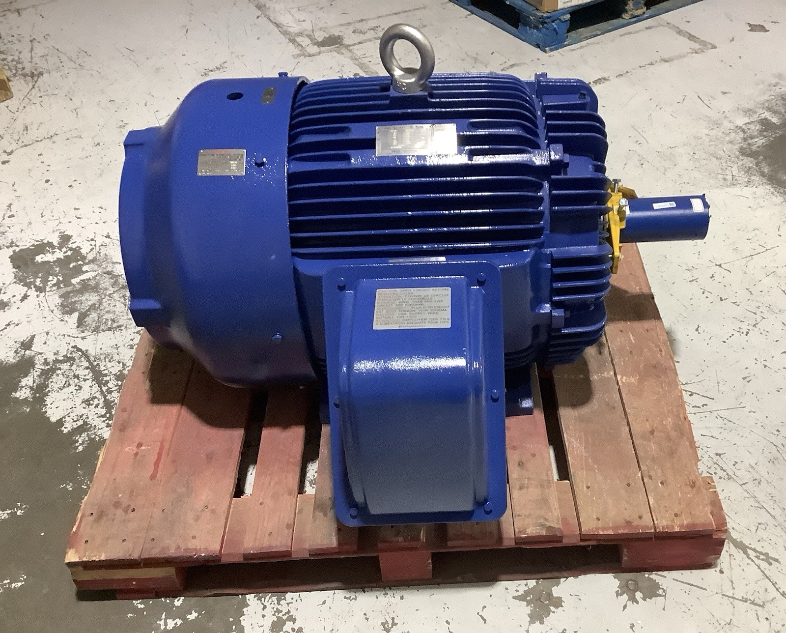 TECO AEHH8B-10 HB1006 AC Motor 100 Hp 460 V 1200 Rpm 3 Ph 60 Hz TEFC Max-E2/841