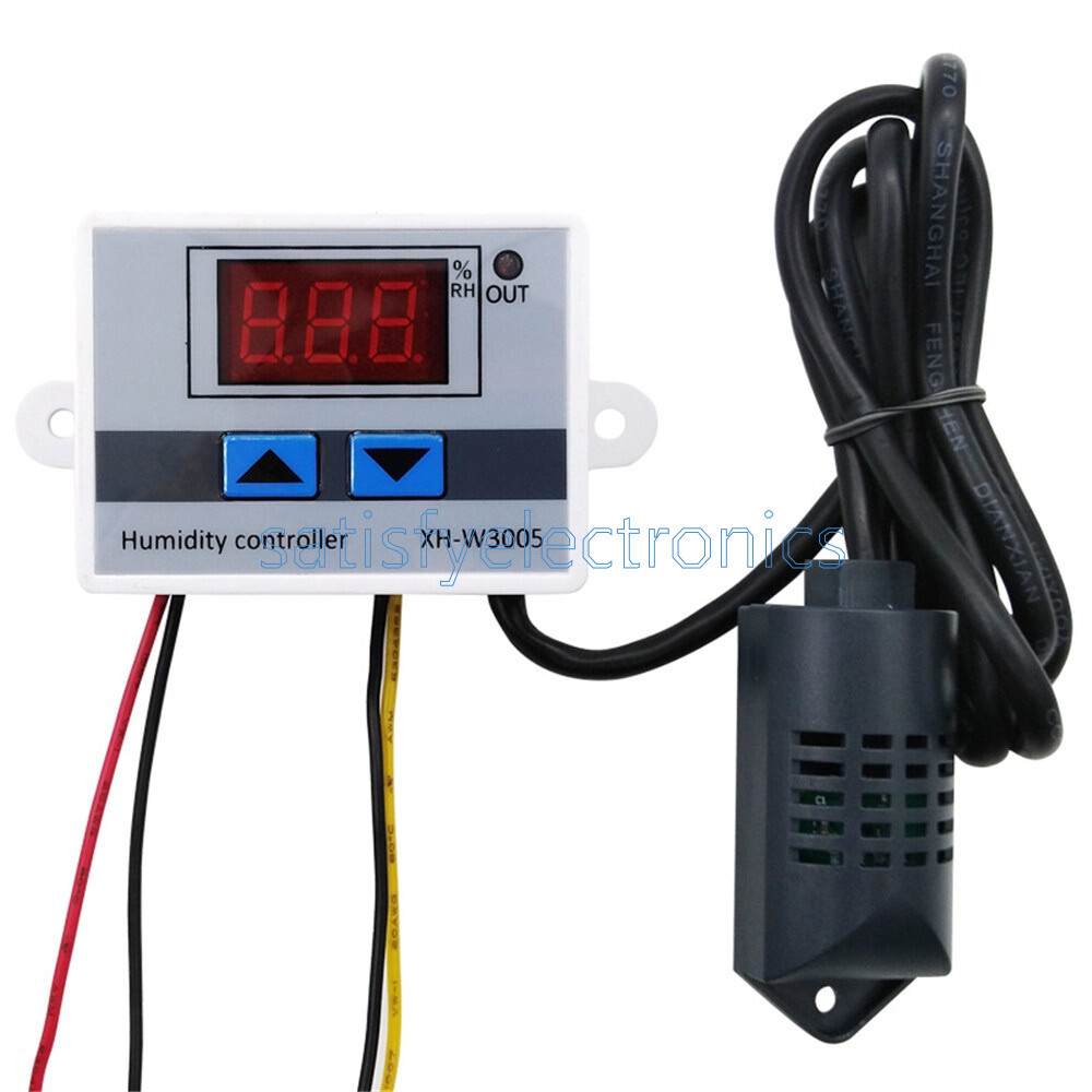 NEW 12V 24V 110-220V Digital LED Humidity Controller Hygrometer Switch Sensor