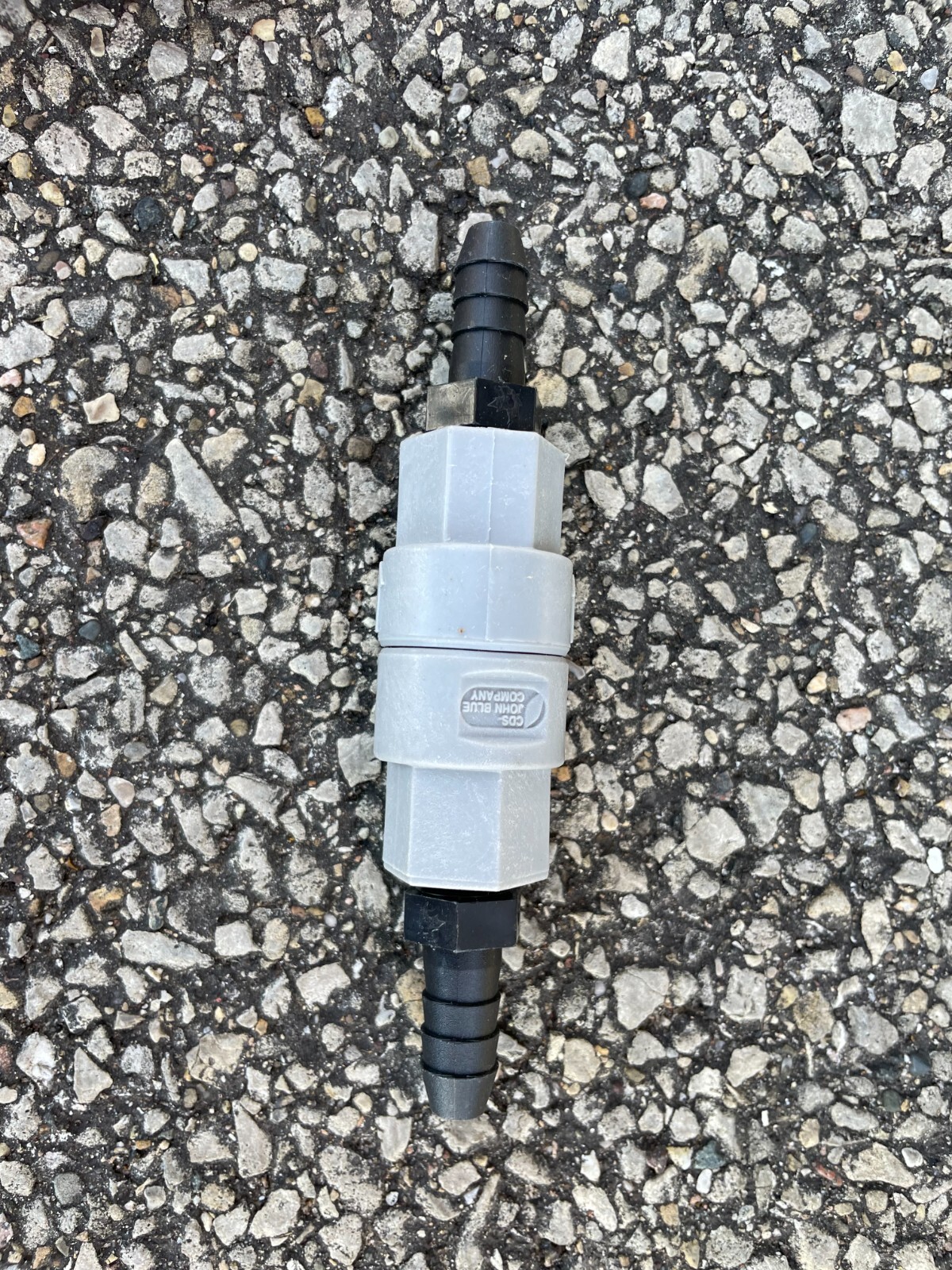 CDS CV-1101-B38, 3/8″ HOSE BARB SERVICEABLE CHECK VALVE 1 PSI FKM SEALS 1156