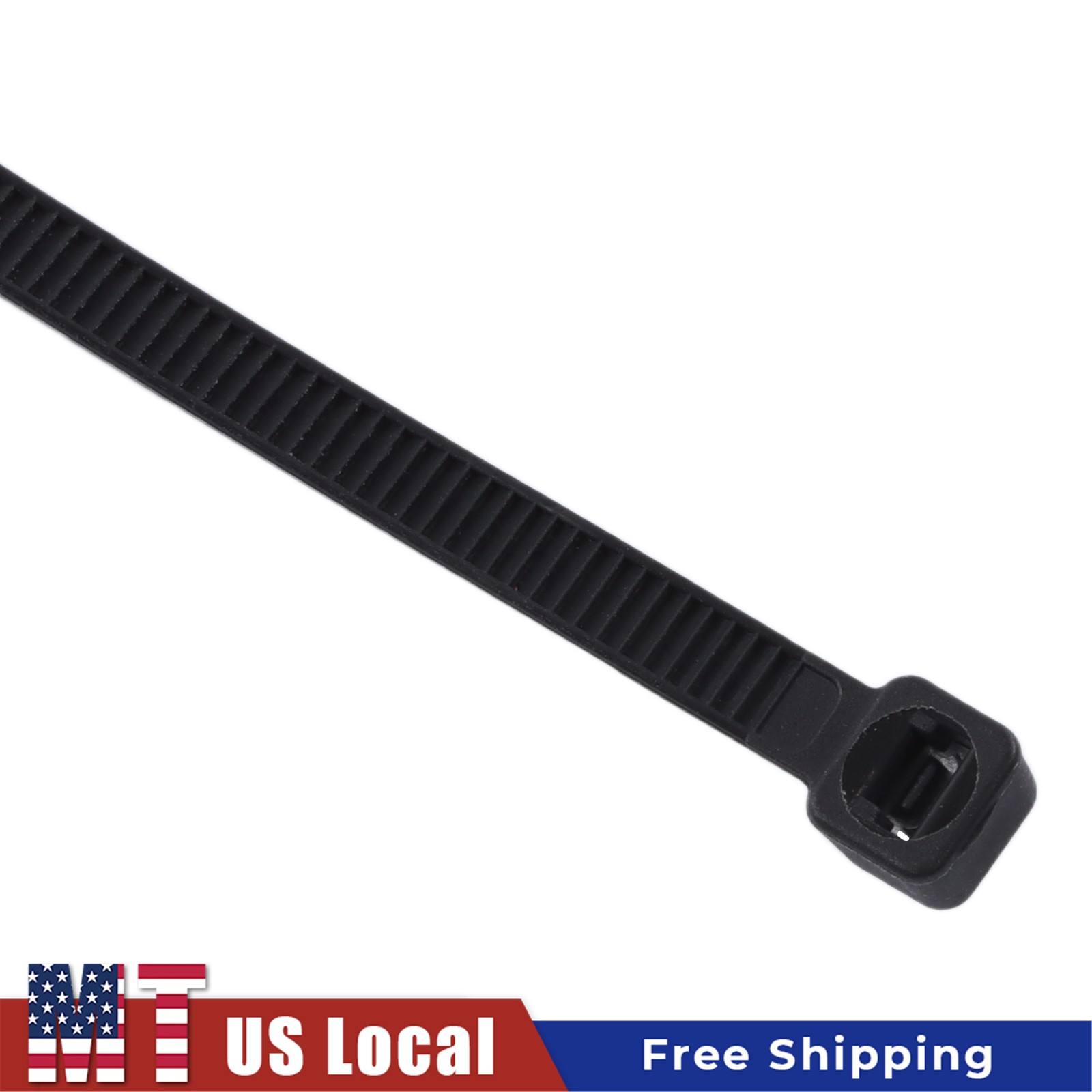 Self-Locking Zip Ties 1200pcs 14 Inch Nylon 50lb Heavy Duty 0.18in Width Black