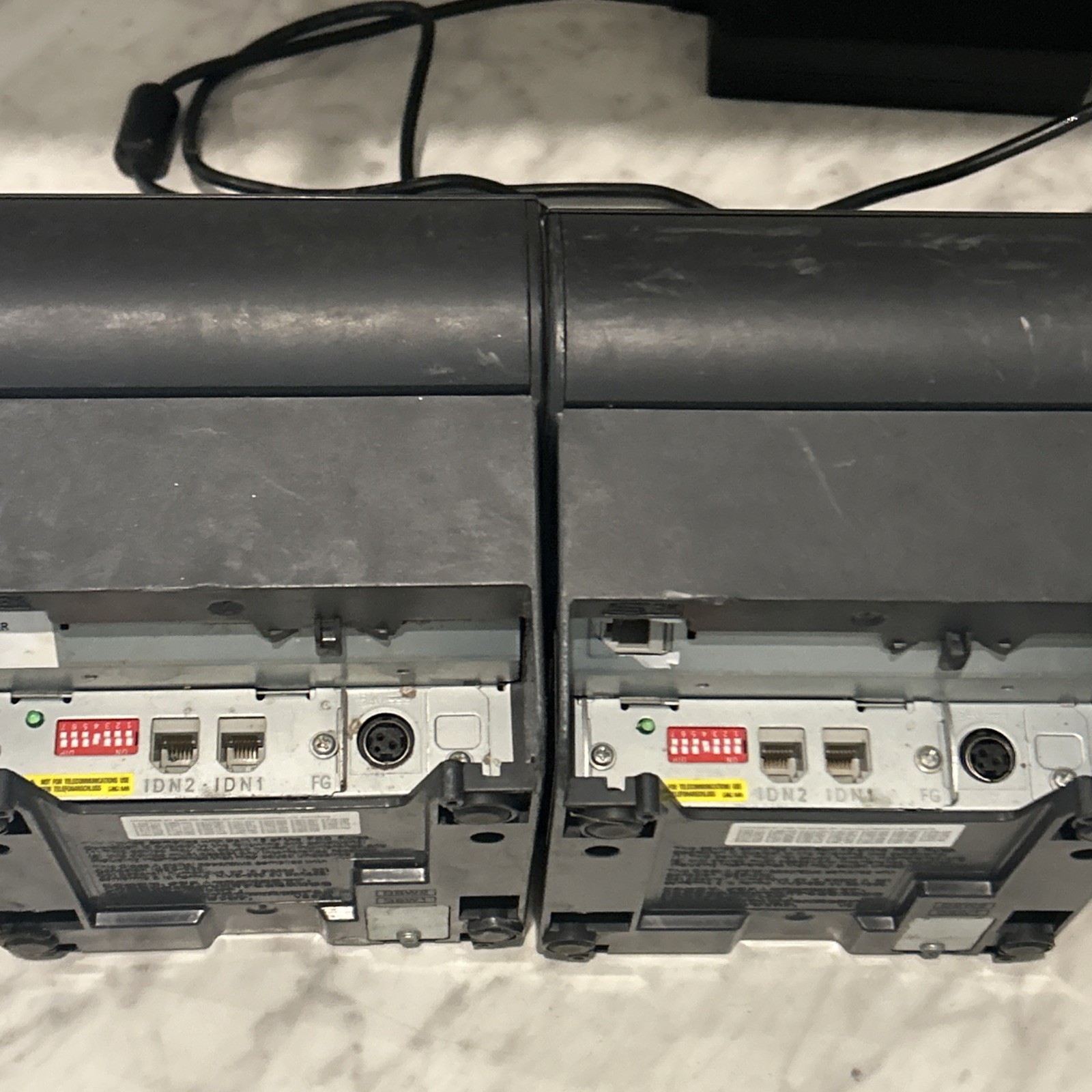 Lot Of 2: Micros Epson M244A TM-T88IV Thermal POS Receipt Printer Tested!