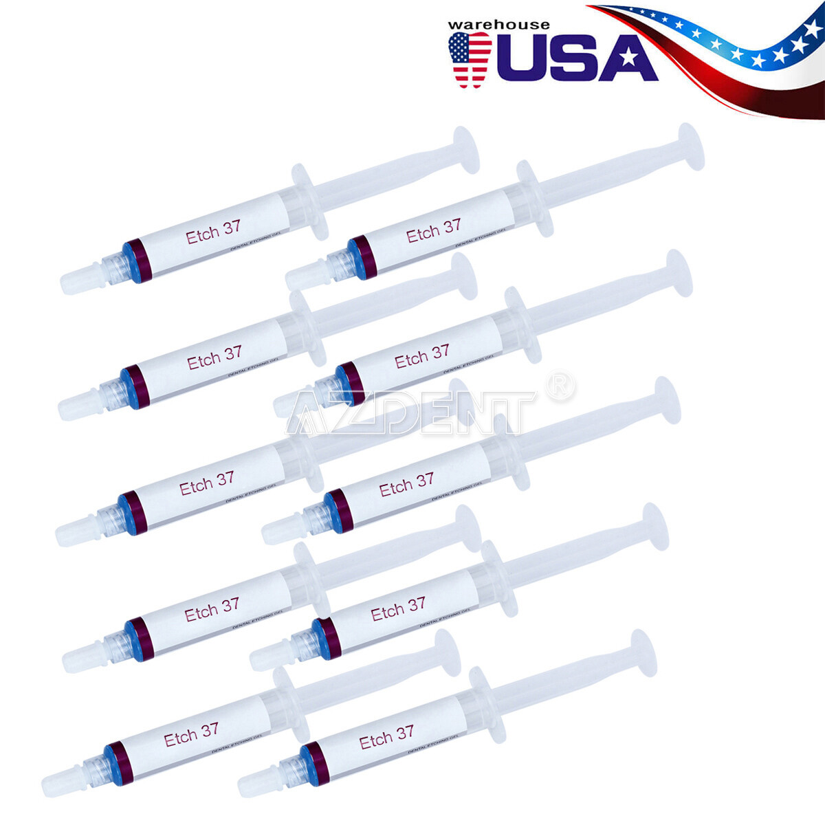 Dental Orthodontic Acid Etch Etching Gel 37% 5 ml/Kit Cleaning