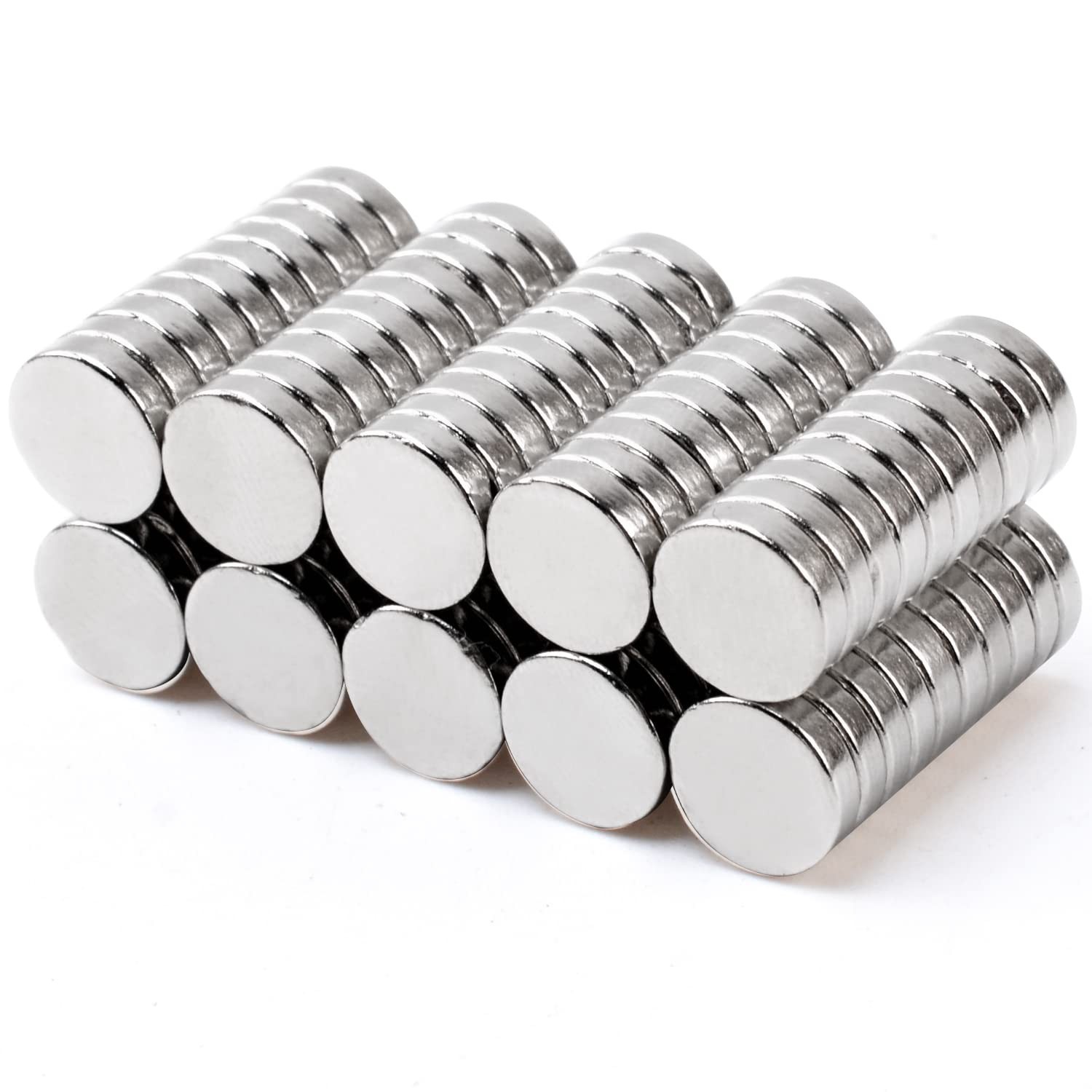 100 Magnetic Discs 8mm x 2mm – Strong Neodymium Magnets for Everyday Use