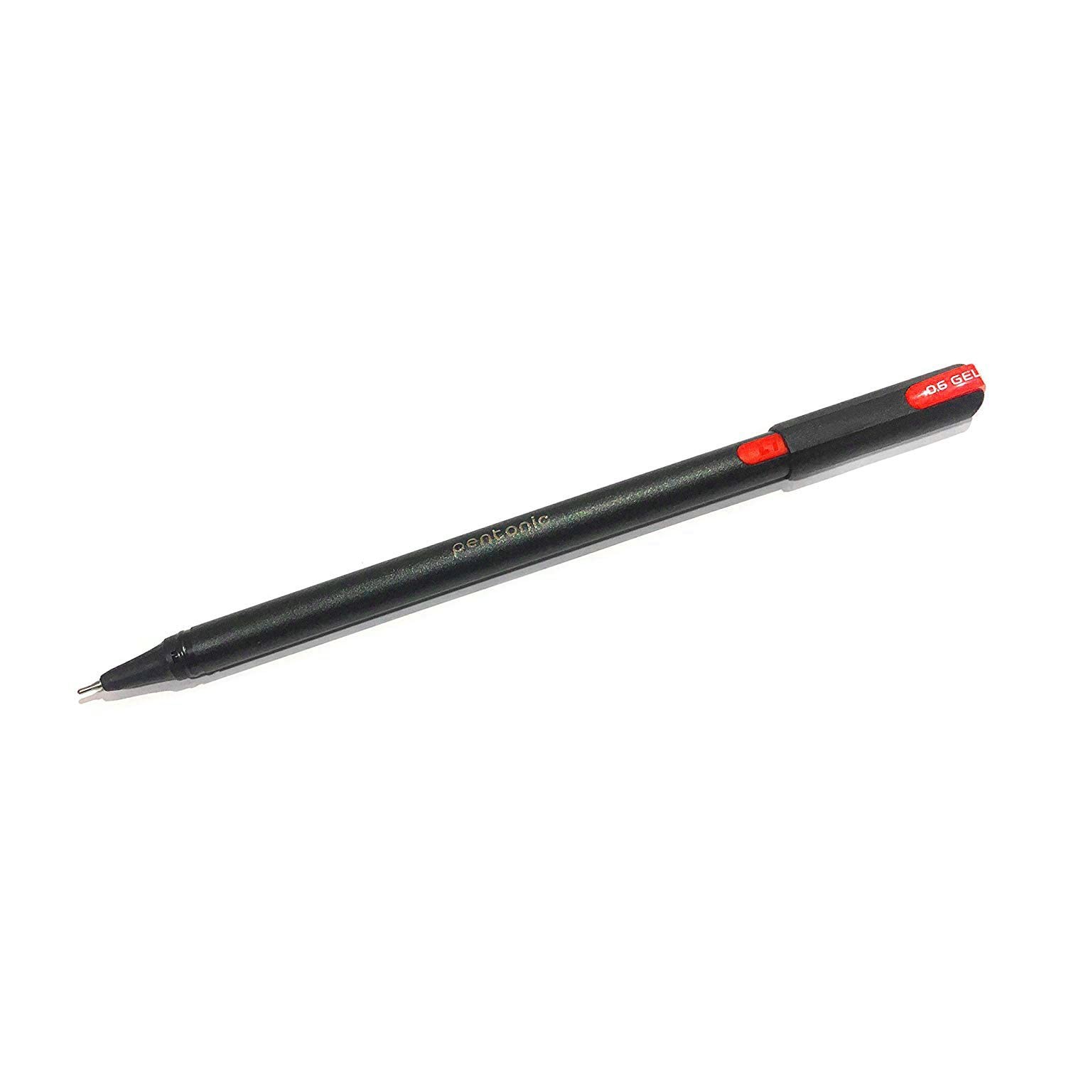 Pentonic 0.6 mm Gel Pen Blister Pack Red Ink Set of 1 X 10pcs