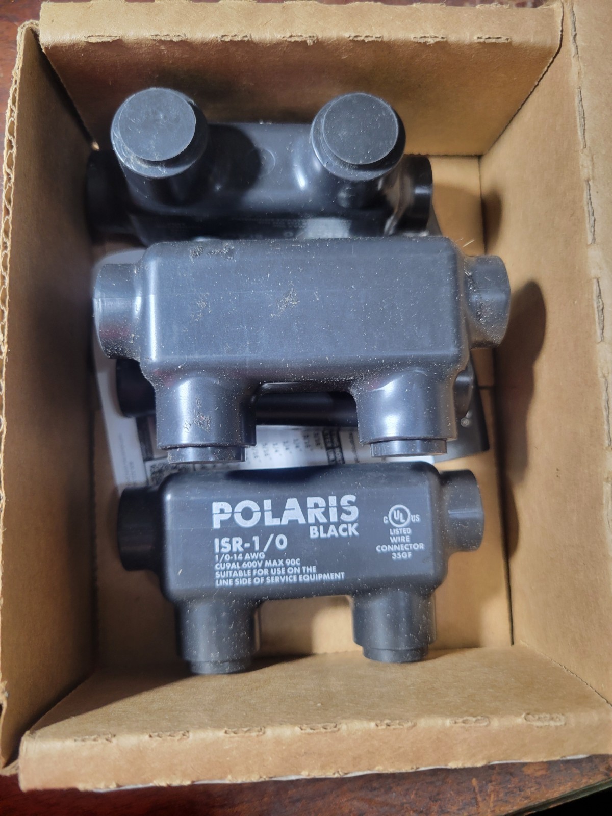 Box Of 4 NSI POLARIS ISR-1/0, 1/0 – 14 AWG , HEX SIZE 3/16″ 600 V