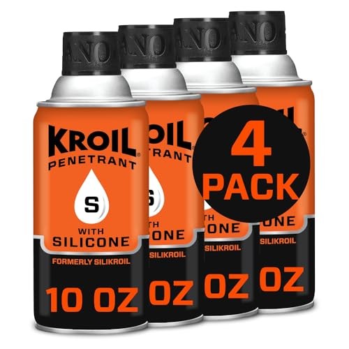Kroil Penetrating Oil with Silicone (Aerosol Spray-10oz Can-Case of 4)