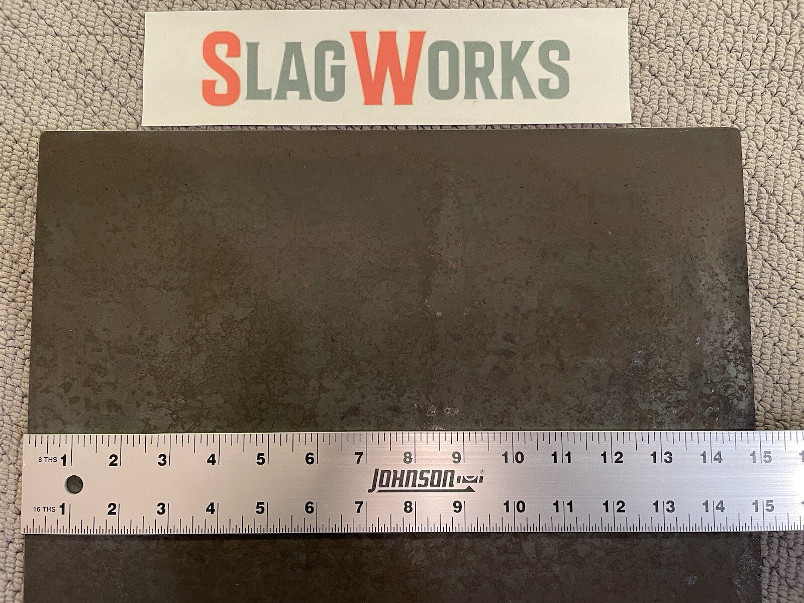 1/8x15x15 inch steel plate 15”x15” A36 Hot Roll Flat .125″ Thick