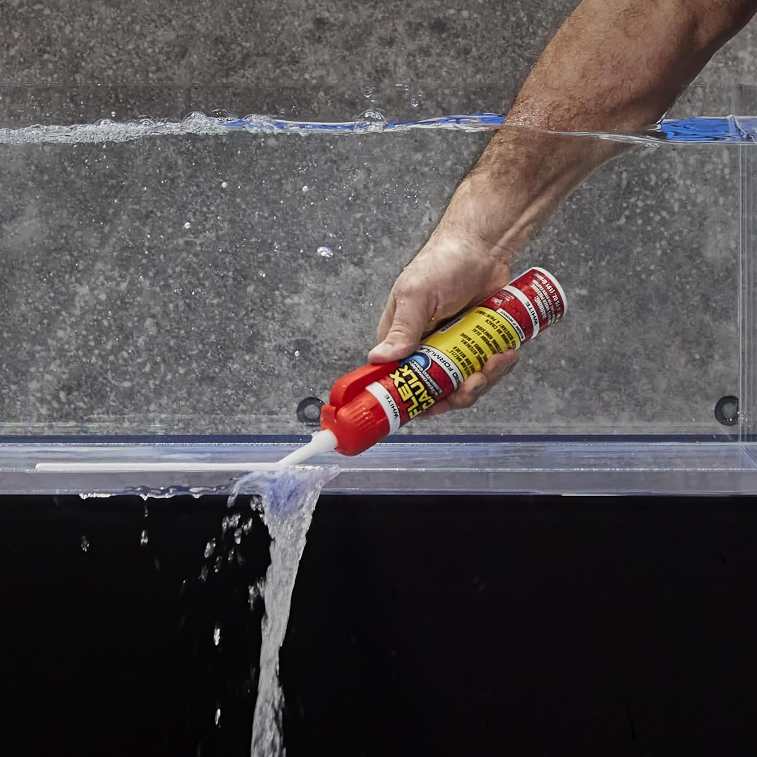 Flex Caulk, Waterproof & Weatherproof Hybrid Polymer Sealant, Strong, Paintable,