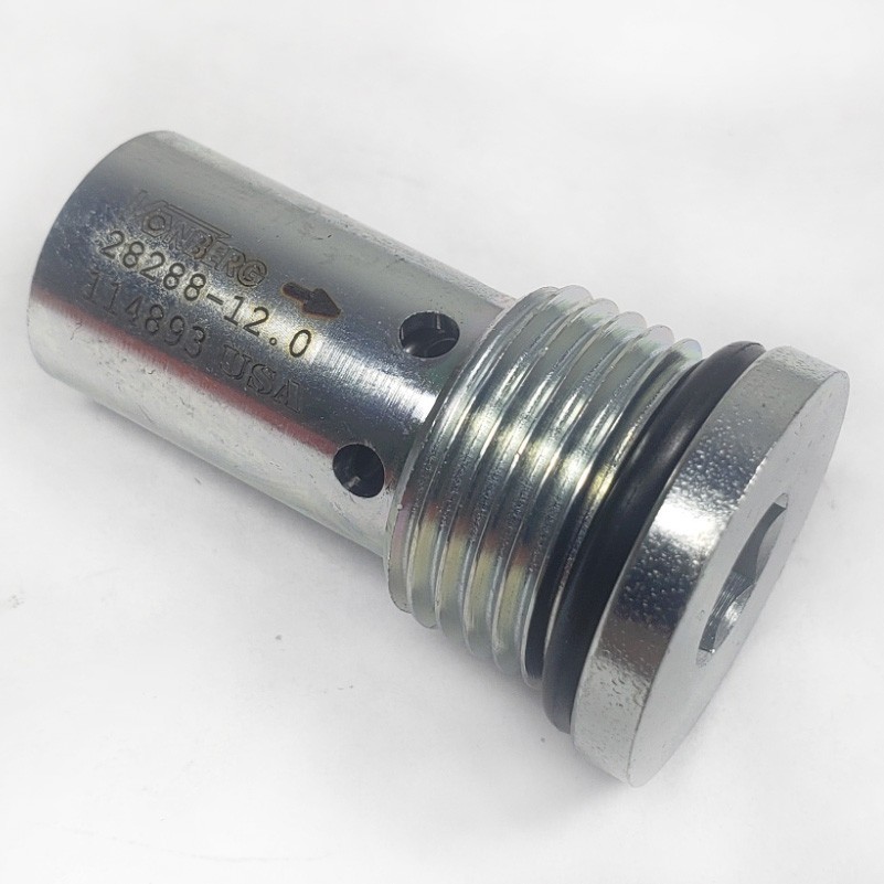 Vonberg Hydraulic Cartridge, Velocity Fuse ORB Style 12.0 GPM 3/4-16 UNF -8 SAE